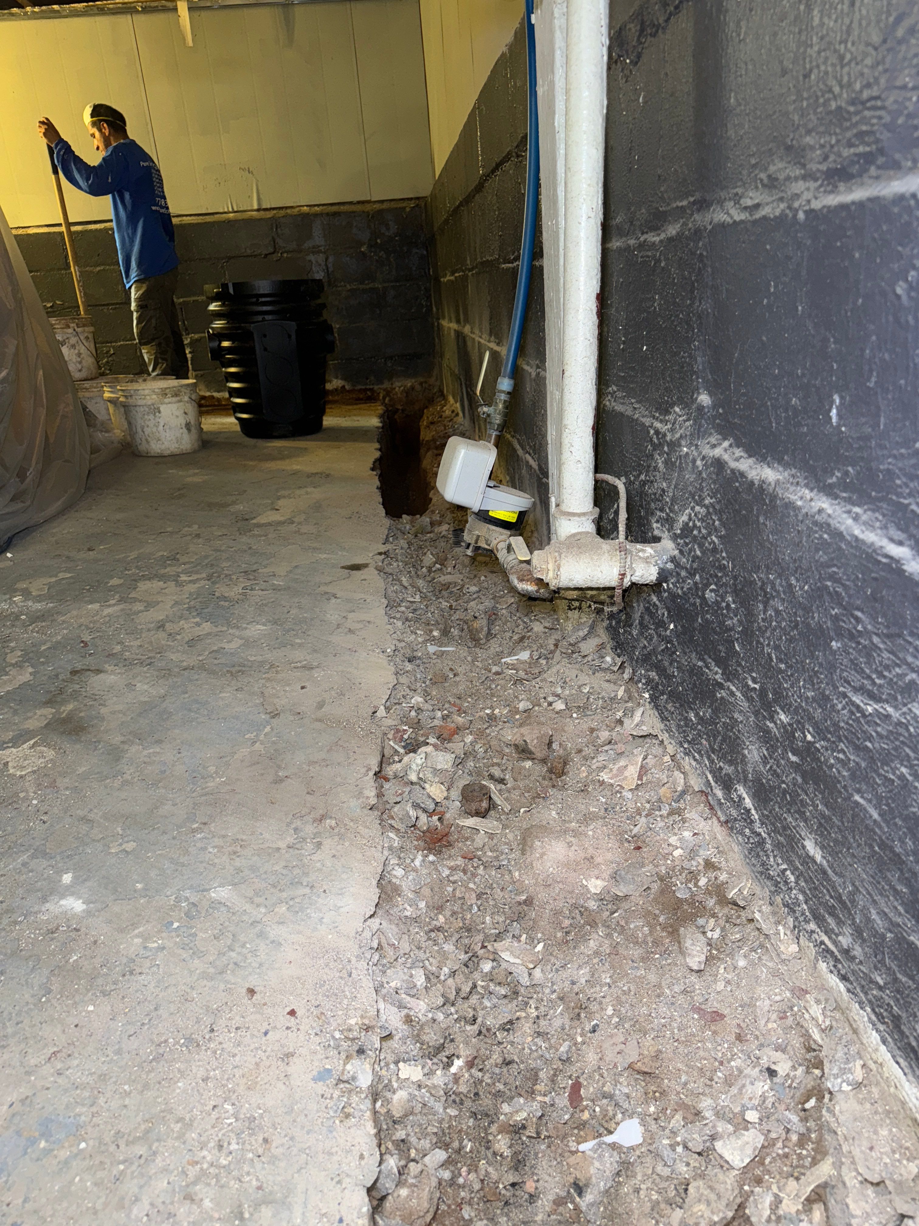 Interior French Drain East Orange NJ by Pure Service Pro, LLC 