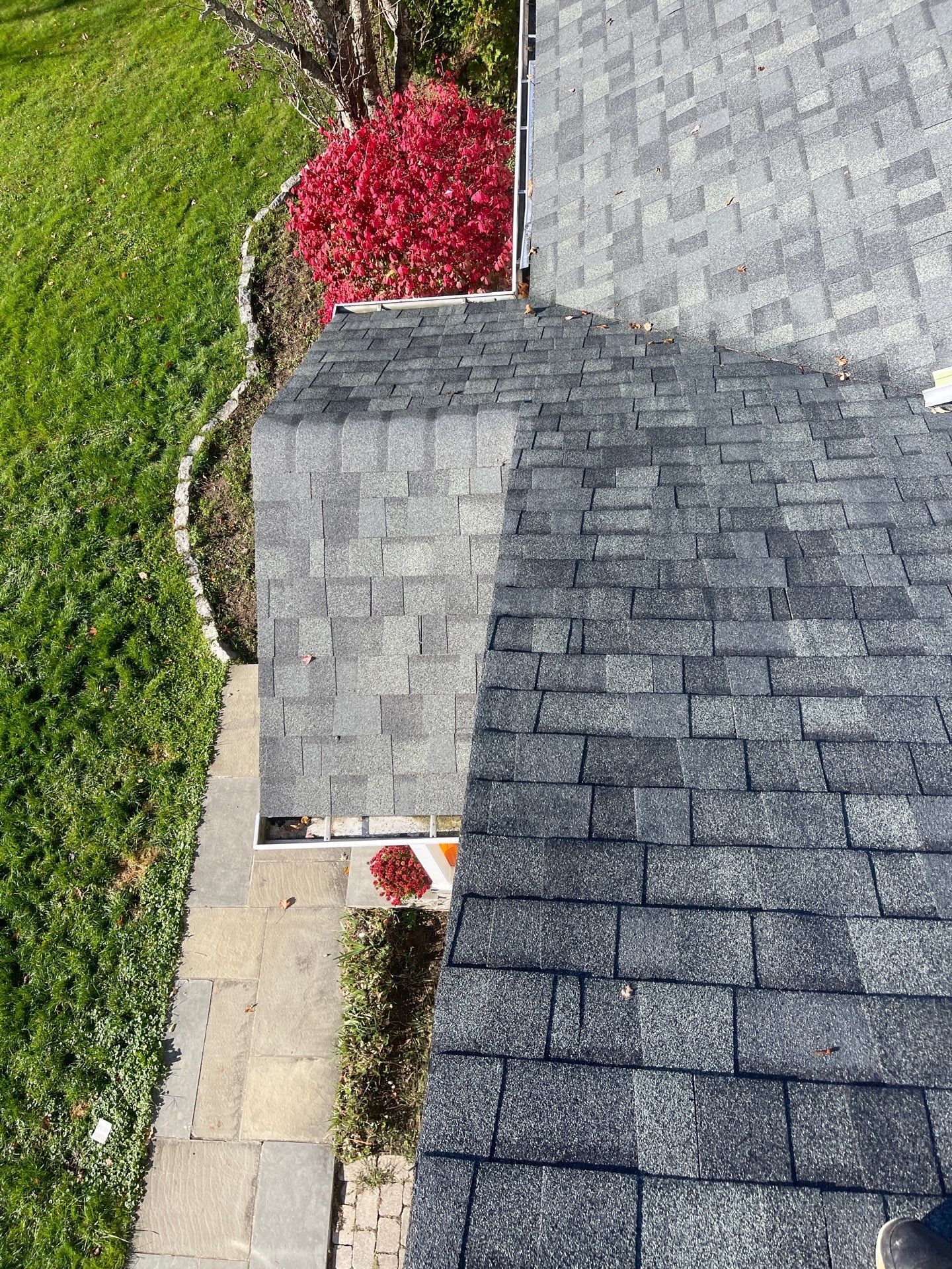 Residential Roofing Installation using Owens Corning TruDefinition Estate Gray by A Plus Exterior