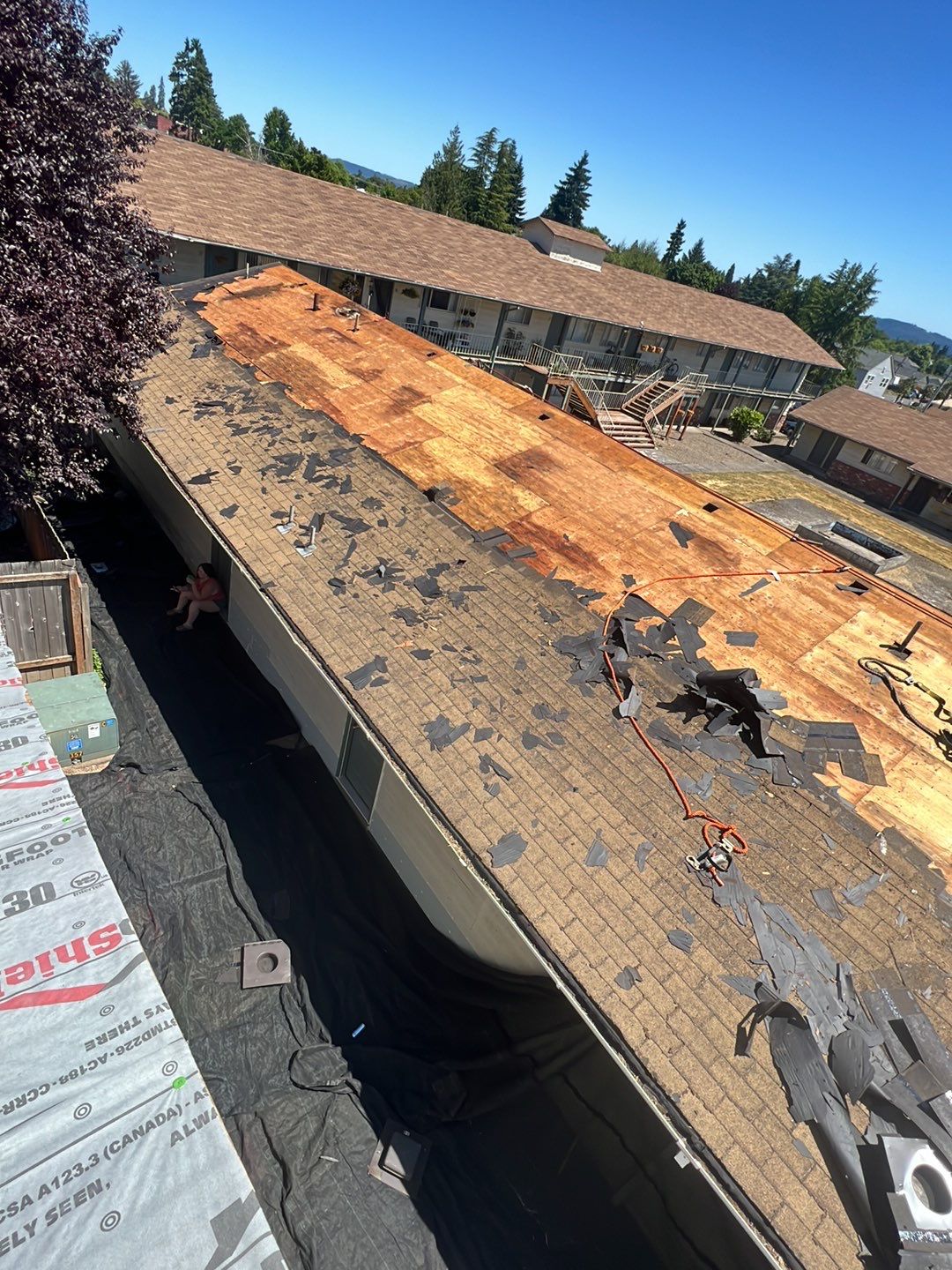 Residential Roofing Installation using IKO Dynasty (Color: Brownstone) by Orezona Building & Roofing Company, Inc.