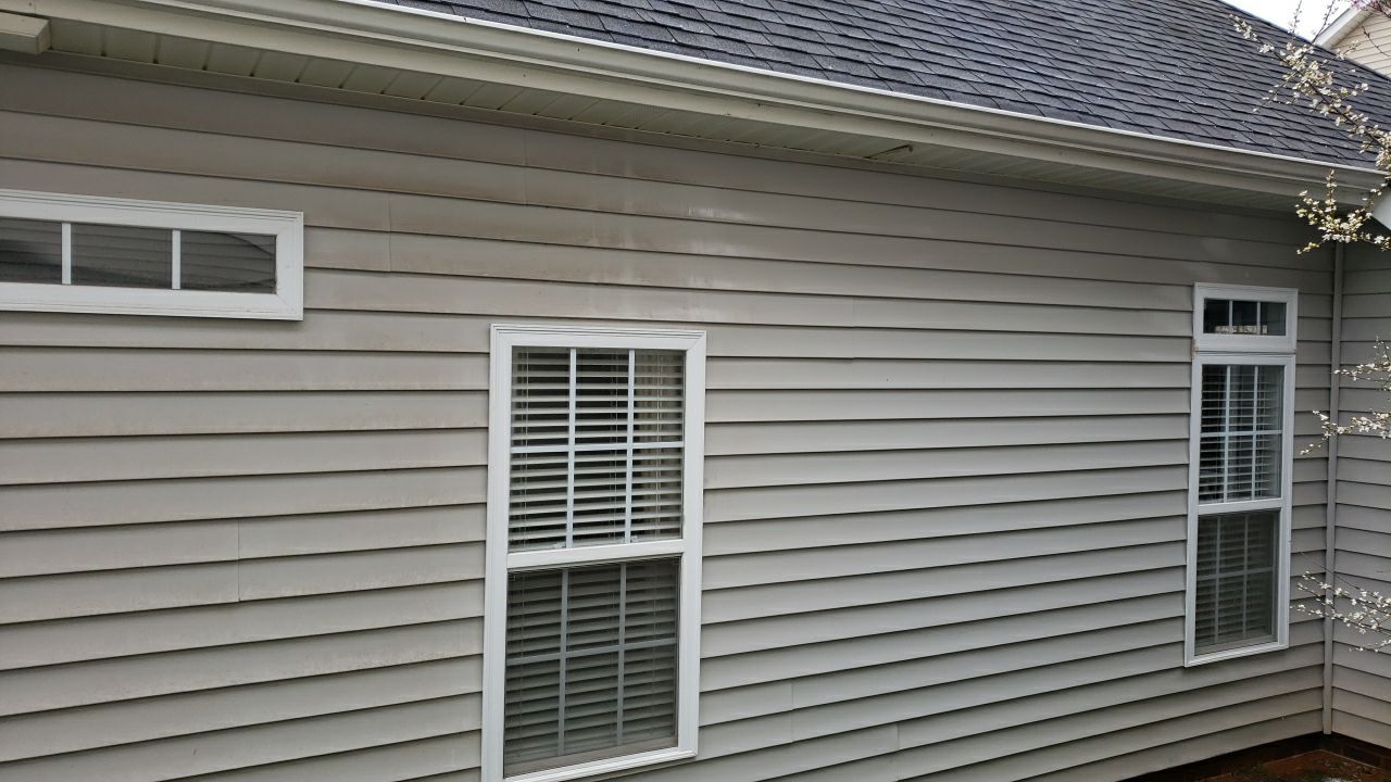House Wash using cleaner by Power Wash Masters LLC