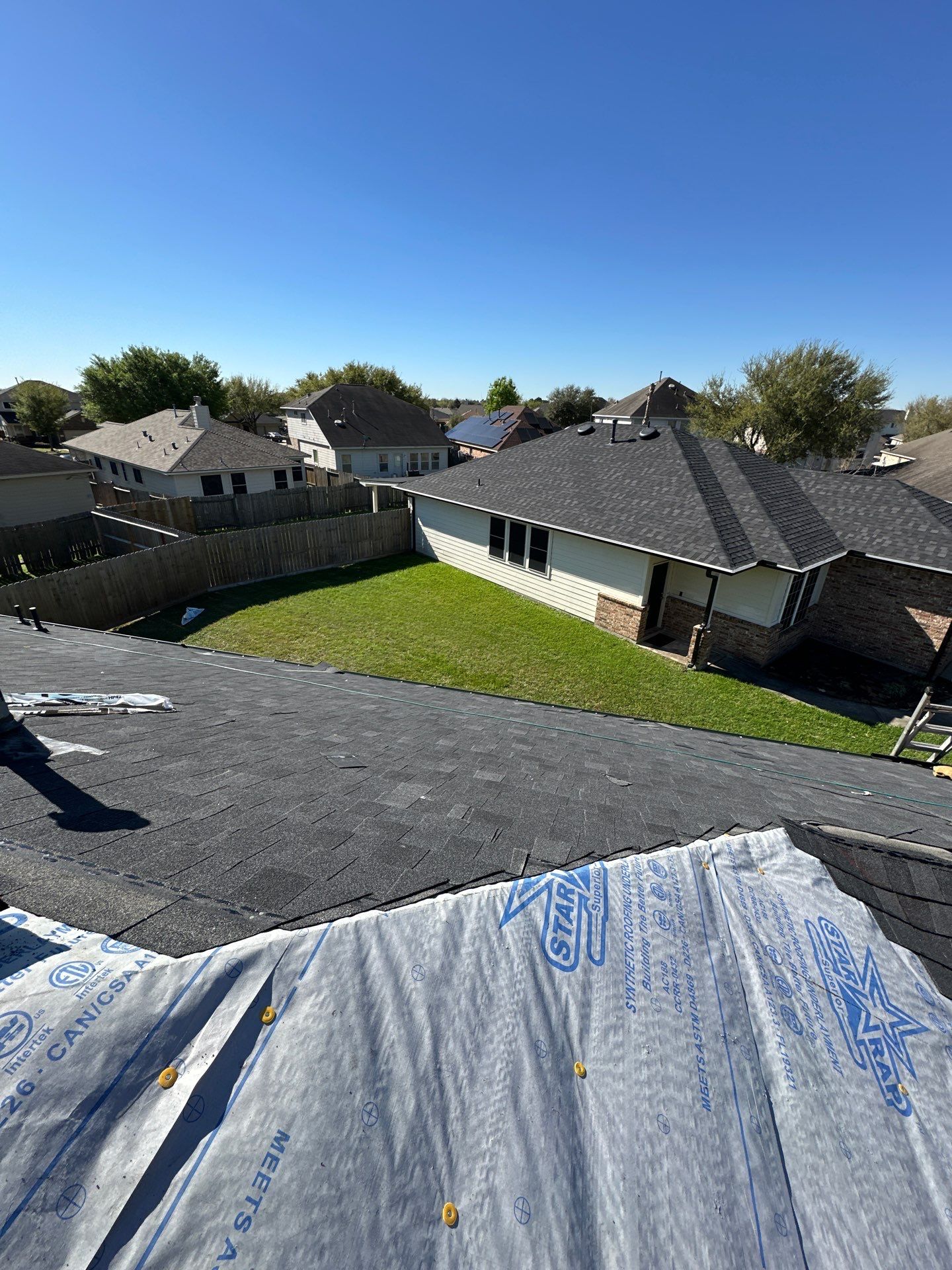 Project in Houston by Motion Roofing