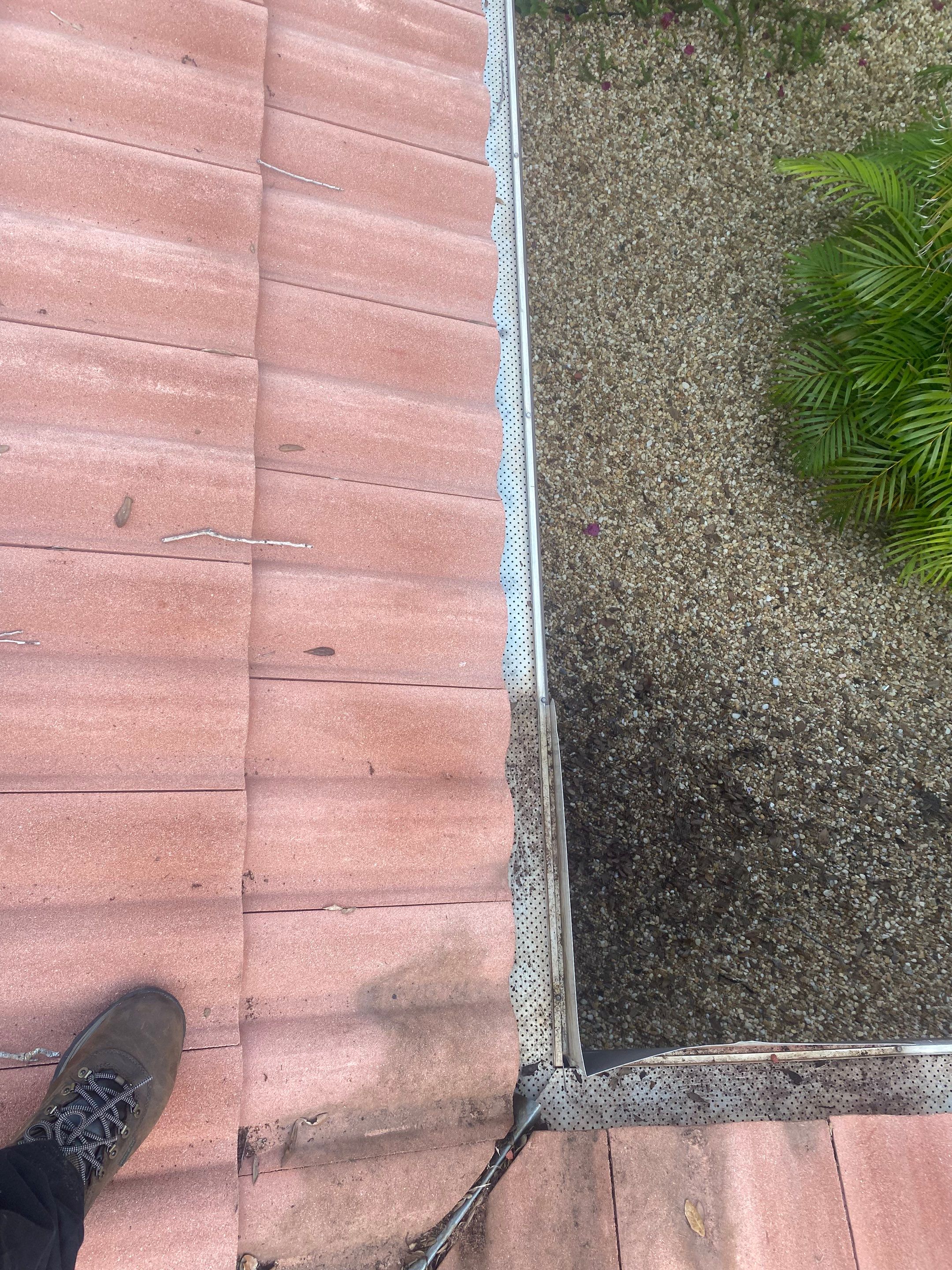 Gutter Guards Installation using gutter cleaning in Sarasota FL by Gutter Professors