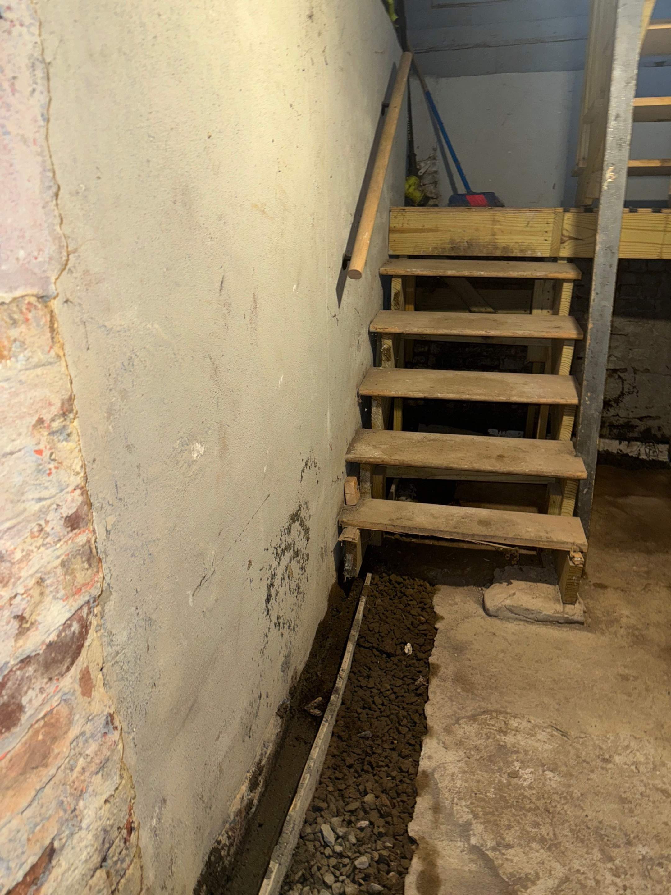 Interior French Drain & Wall Vapor Barrier in Newark, NJ  by Pure Service Pro, LLC 