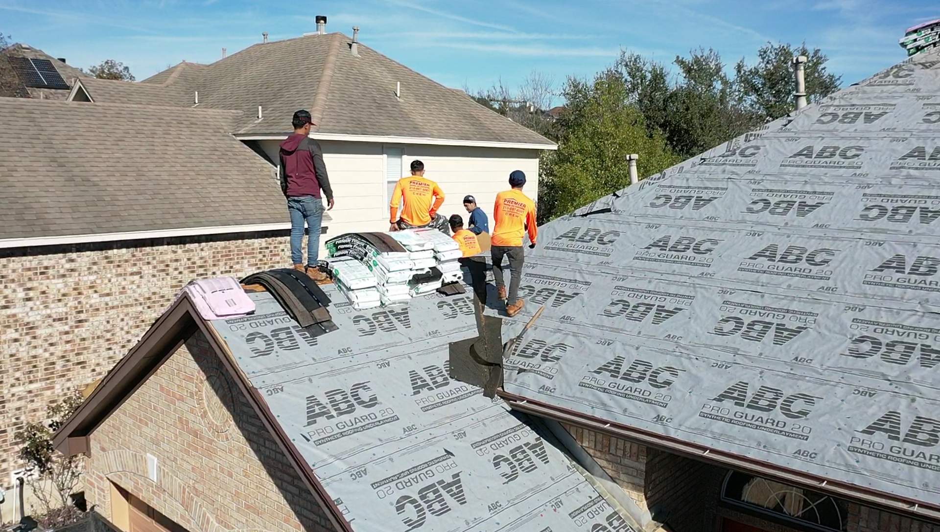 Residential Roof Replacement using Pinnacle Pristine 30 Year Laminate Shingles by Premier Roofing and Contracting