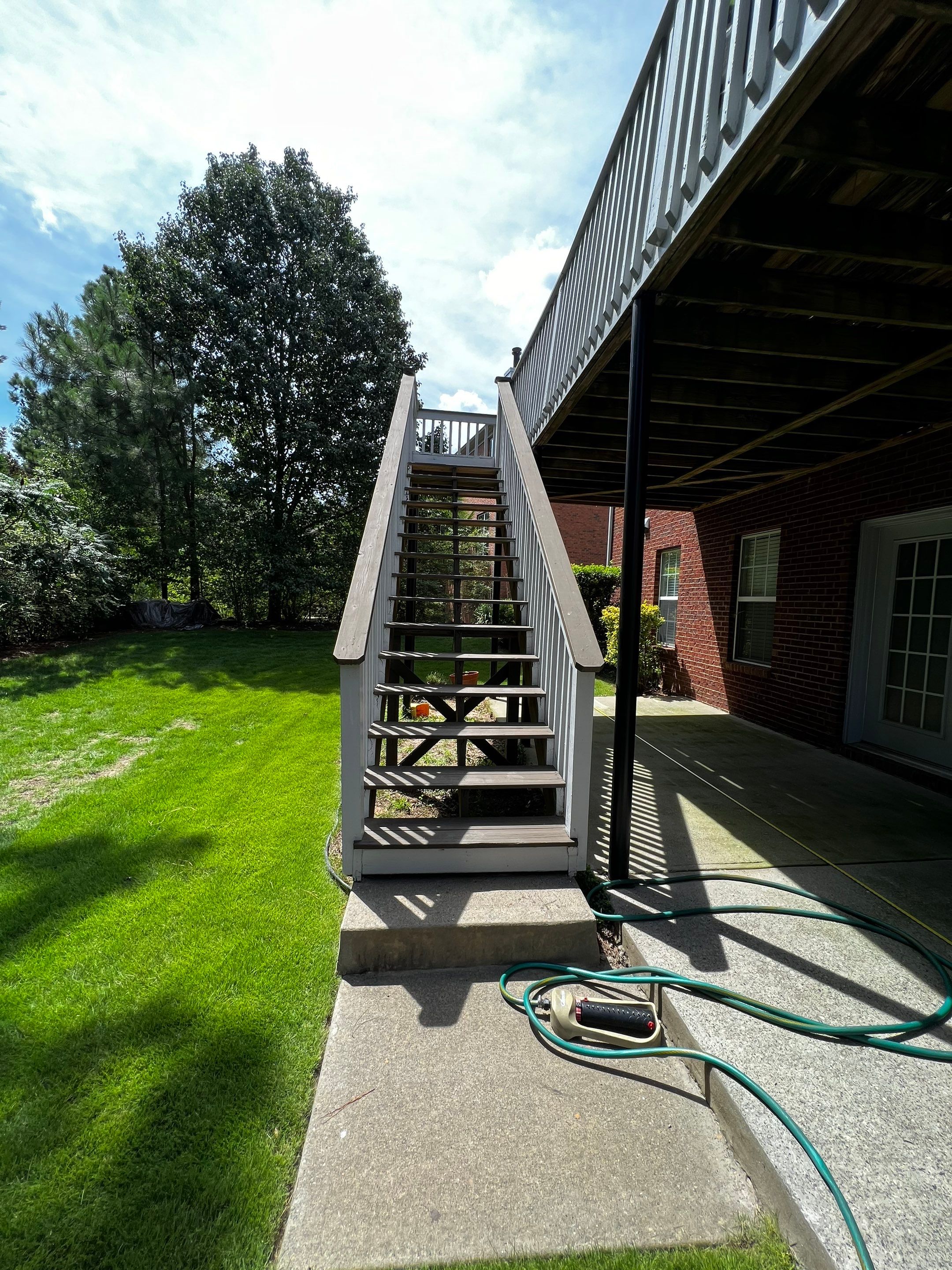Elevated TimberTech Composite Deck Installation in Cumming by Swift Home Renovations