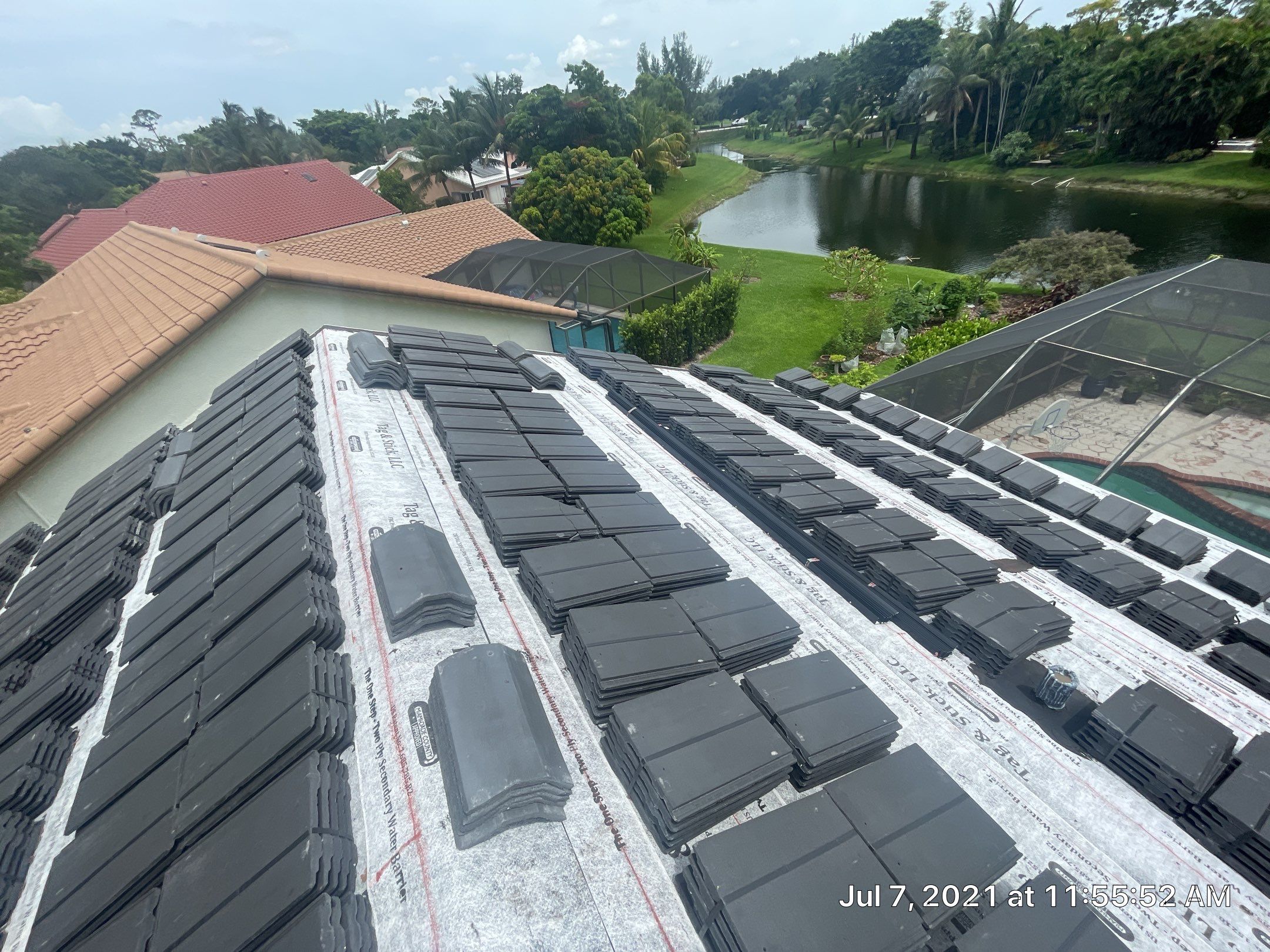 Residential Roofing Installation using WestLake Roofing Tile by BLUES BROTHERS ROOFING