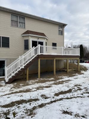 Patio door replacement and deck upgrade