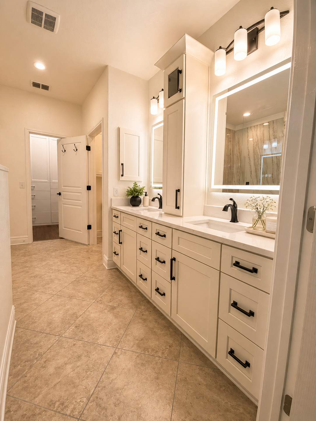 Alamo Ranch Master Bathroom Remodel | Spacious Walk-In Shower Transformation by Legacy Bath and Kitchen