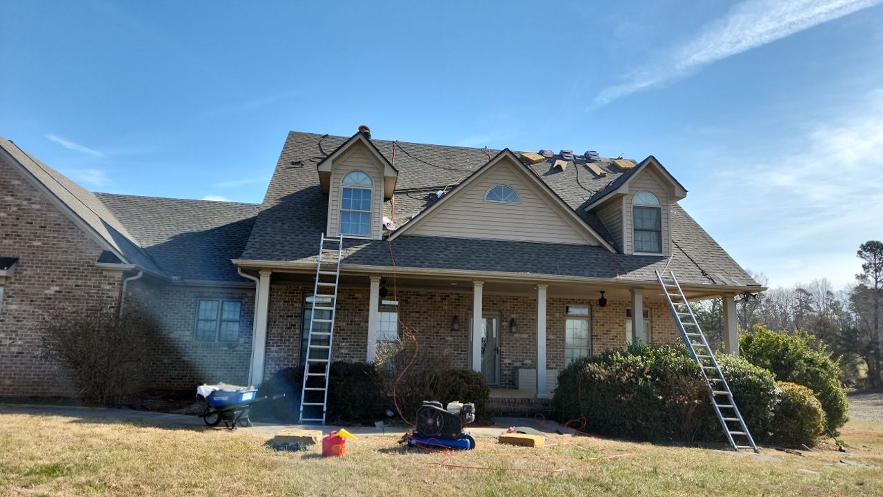GAF Weathered Wood and Custom Copper by Just In Time Roofing and Restoration