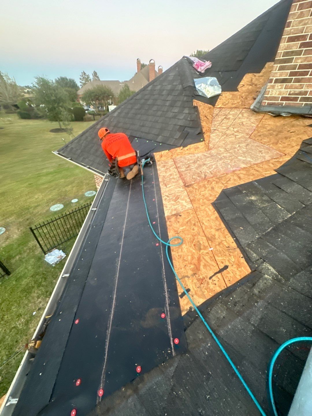 Residential Roofing Repair using Owen's Corning Duration (Lifetime) Shingles by Roof Repair Company