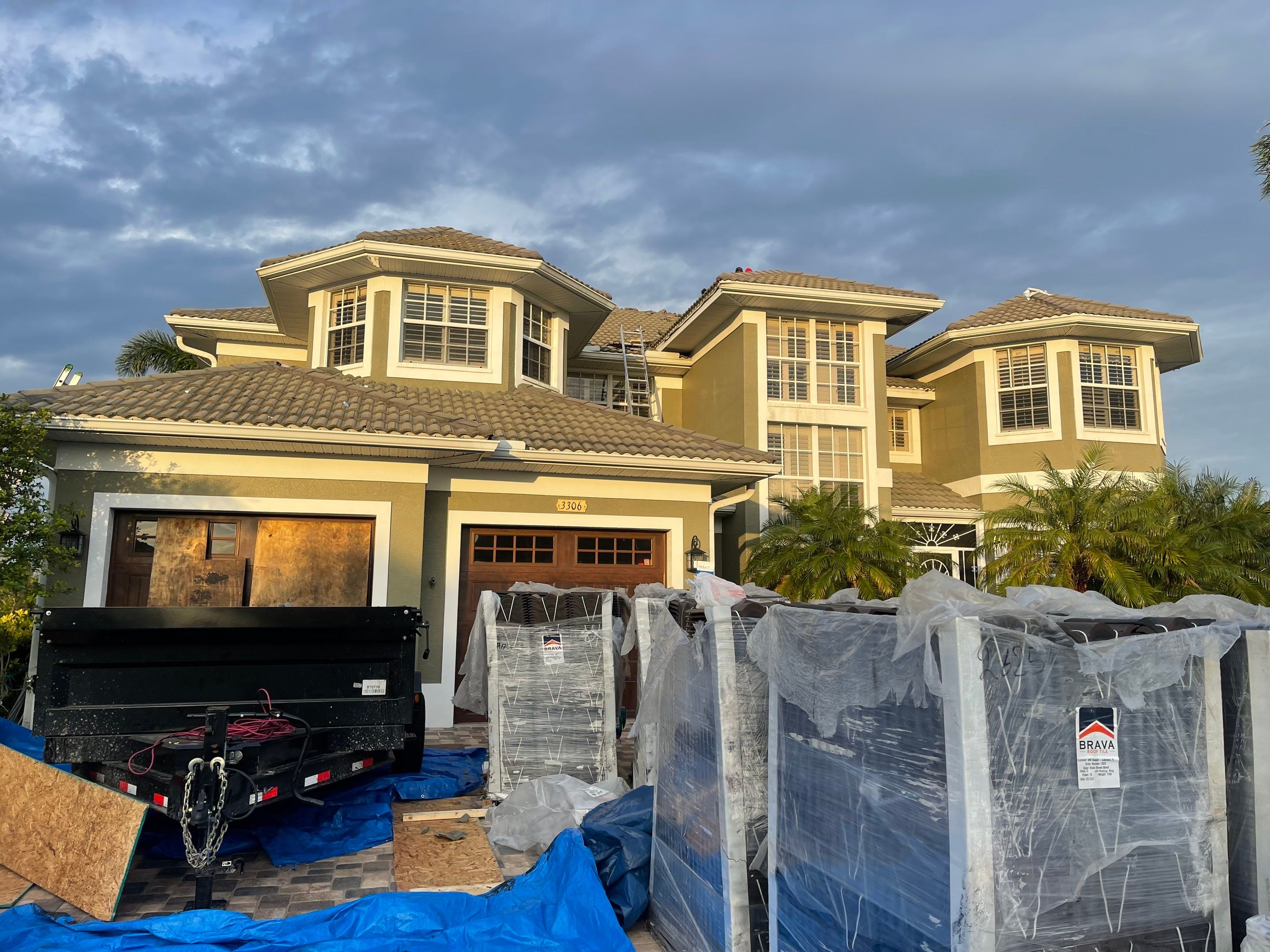 Residential Roofing Installation using Brava Spanish Tile in Punta Gorda, FL by International Roofing