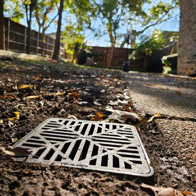 French Drain & Retaining Wall