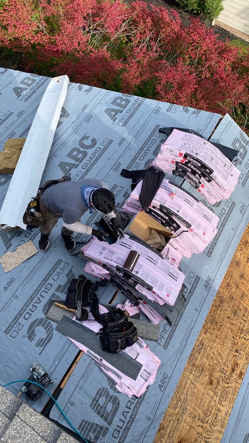 Residential Roofing Installation using Owens Corning Duration Driftwood by Absolute Roofing and Construction