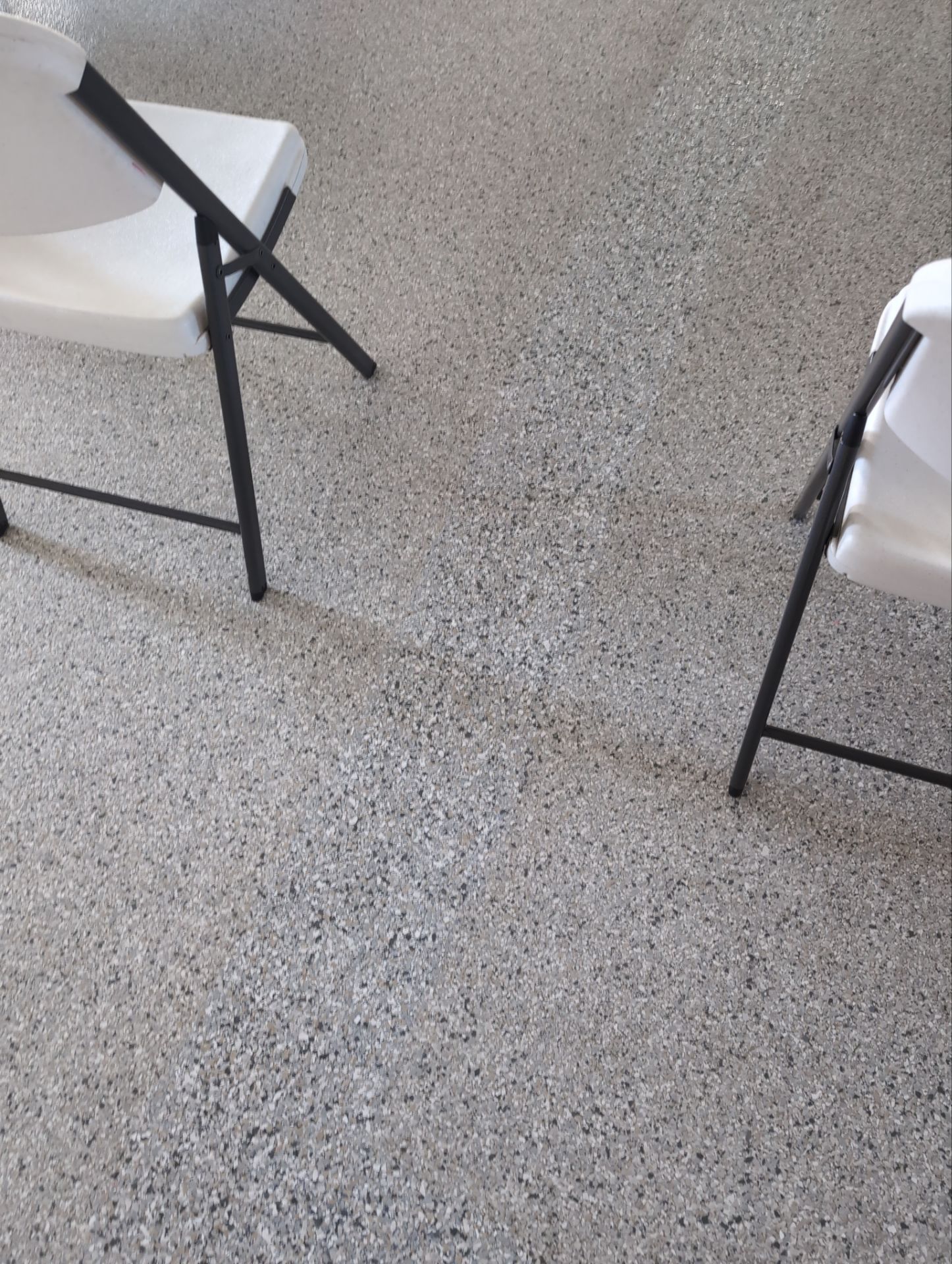 Medina Cracked basement floor with Epoxy by Beck Restoration Management Group