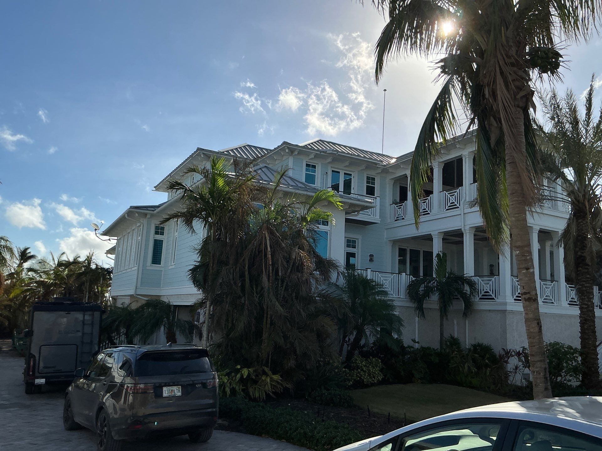 All New 1/2 Round Gutters in Nokomis FL by Gutter Professors