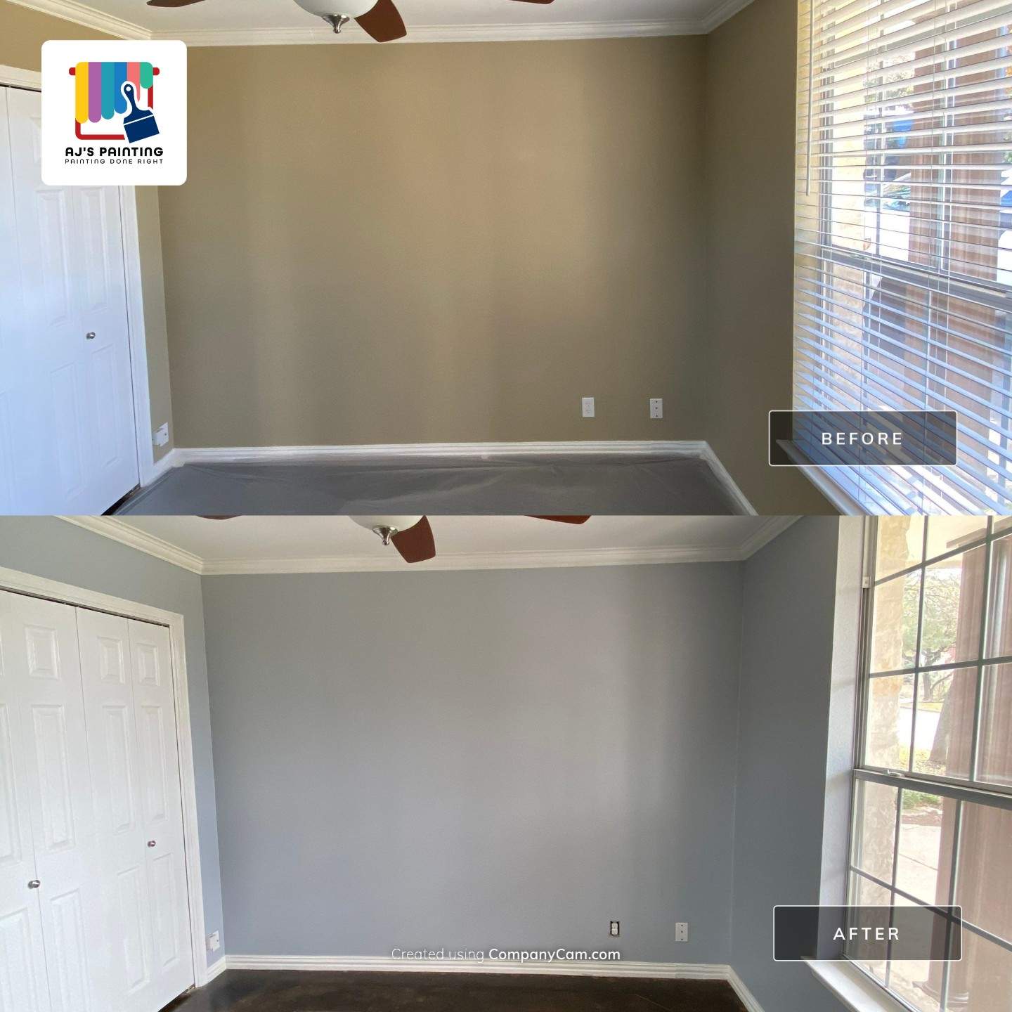 Interior repaint in Steiner Ranch  by AJ’s Painting
