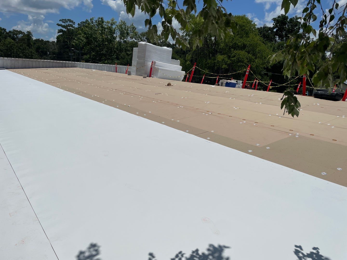 Commercial Recovery TPO Roof by First Due Roofing