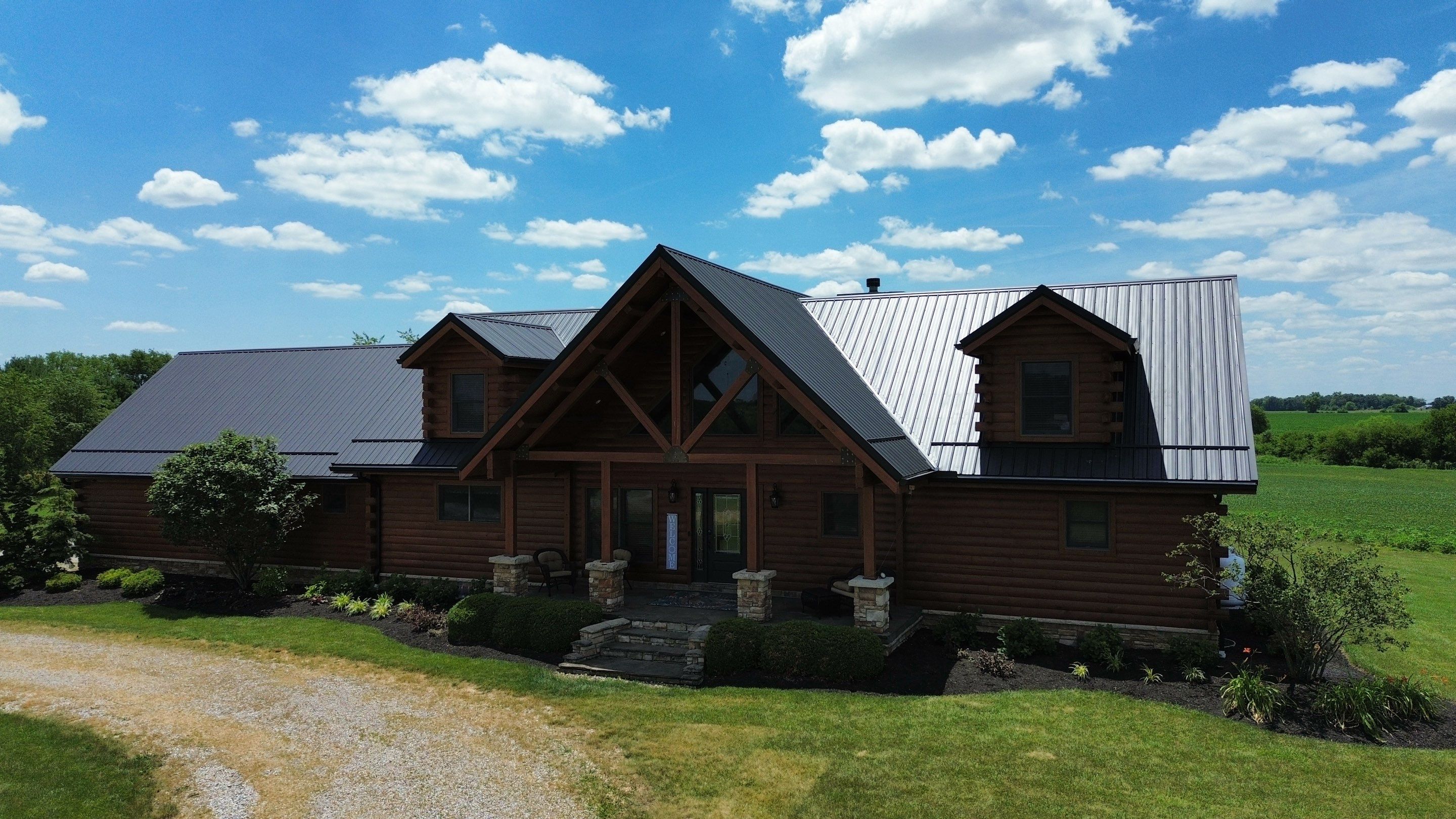 Residential Roofing Installation using Performance Panel Metal - Frost Black by RoofX 