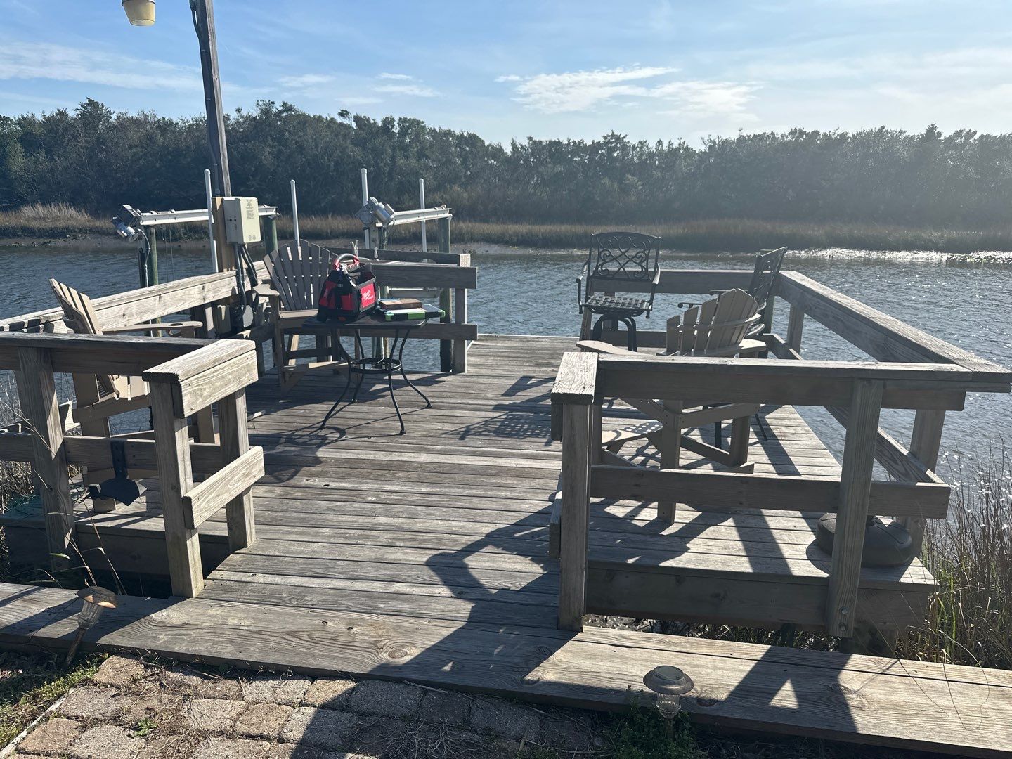 Dock using Wood Sealant by DuraSeal