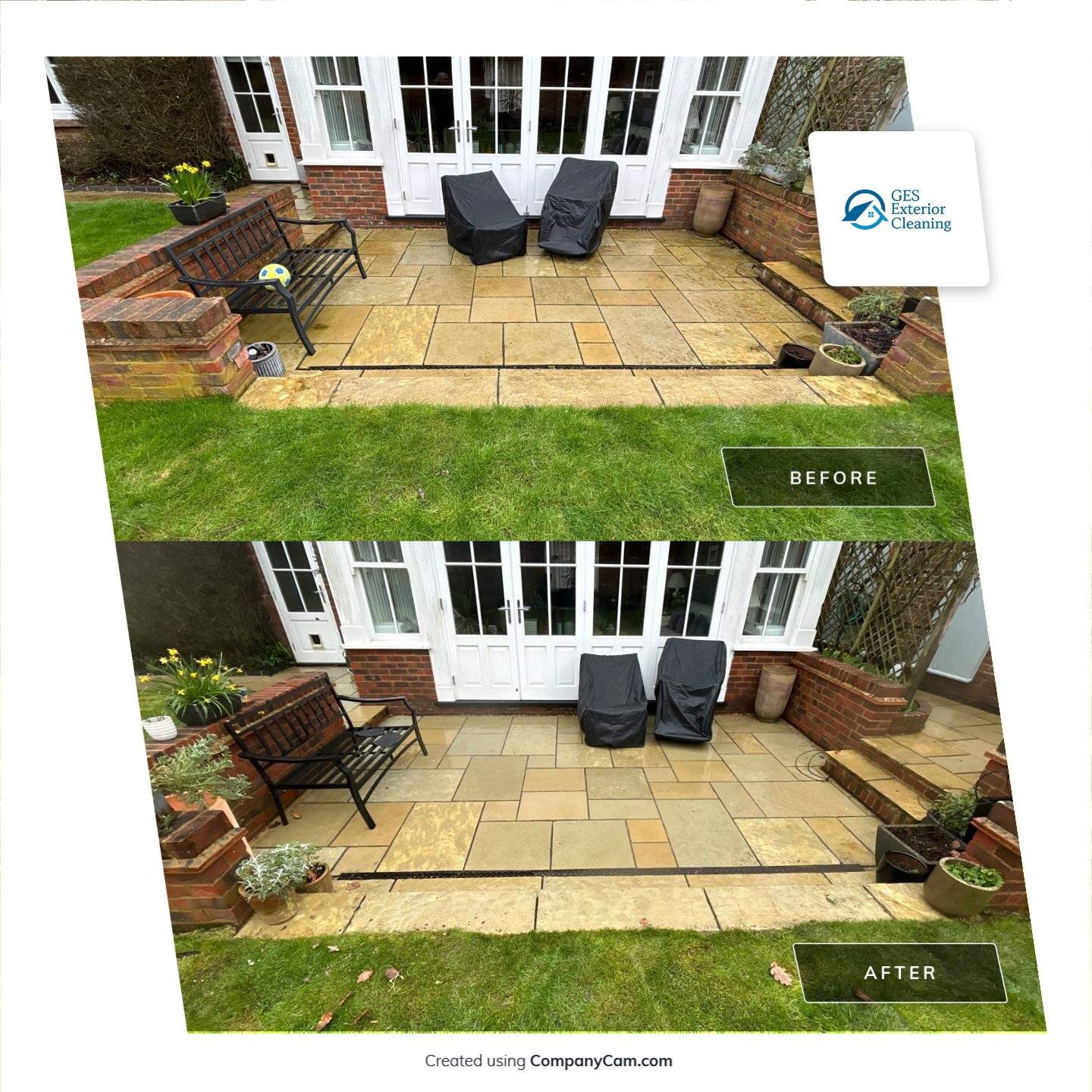 Slate Roof And Patio Clean by Ges Exterior Cleaning ltd