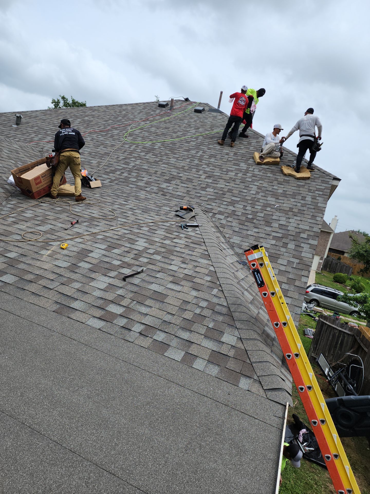 Residential Roofing Installation using Owen's Corning Duration (Lifetime) Shingles by Roof Repair Services LLC