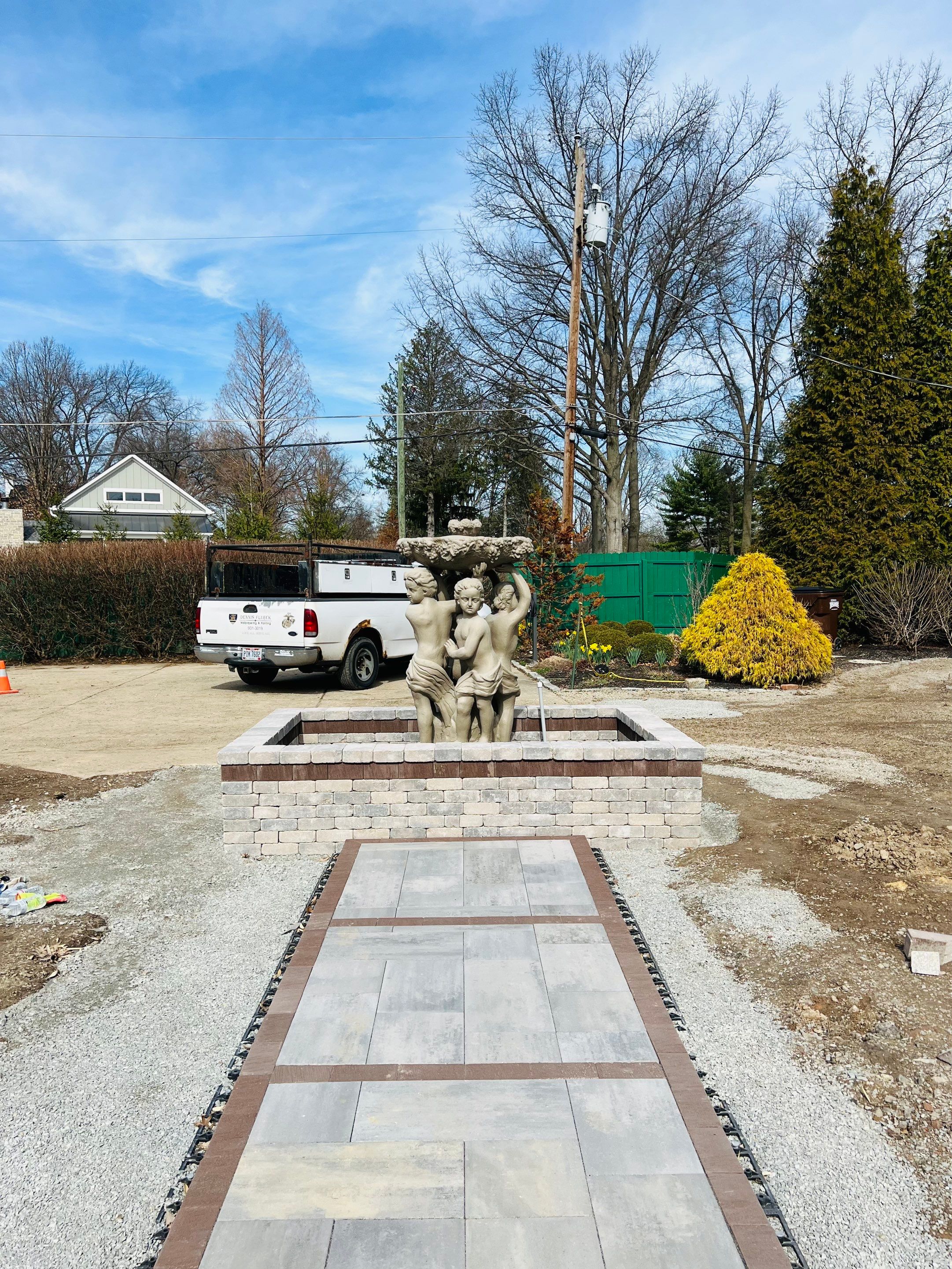 Hardscape Design & Install using Unilock Products by Reisenberg’s Lawn & Landscape, LLC