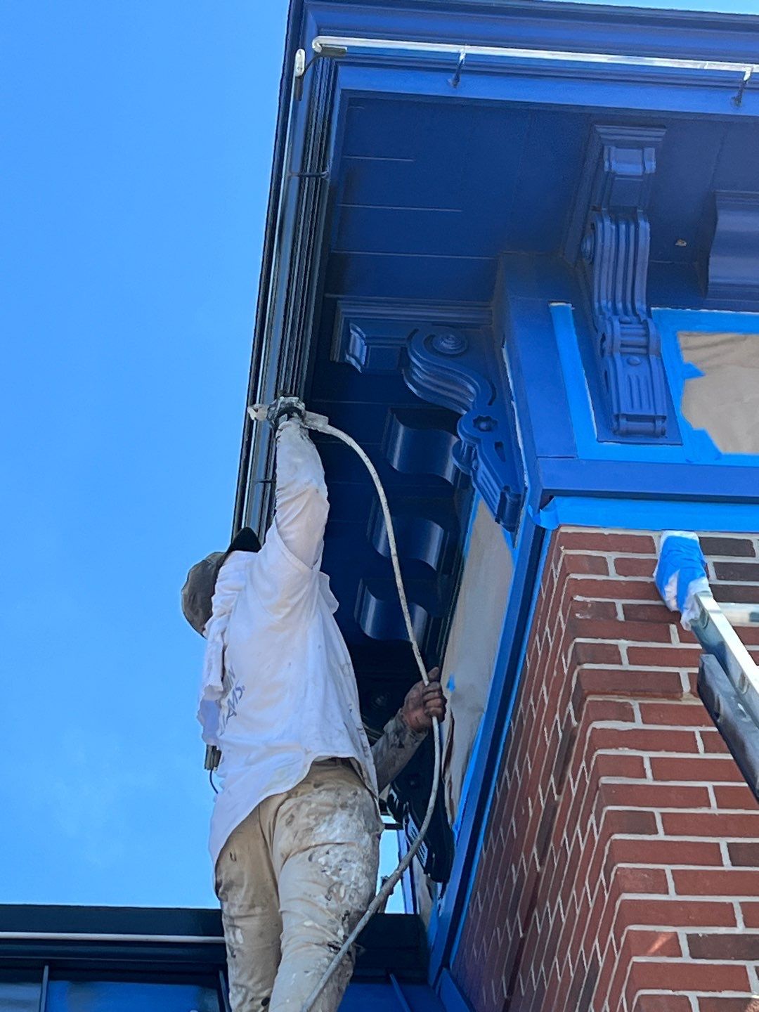 Roof painting, Jose Tequilas Norfolk, VA by AKK Painting LLC