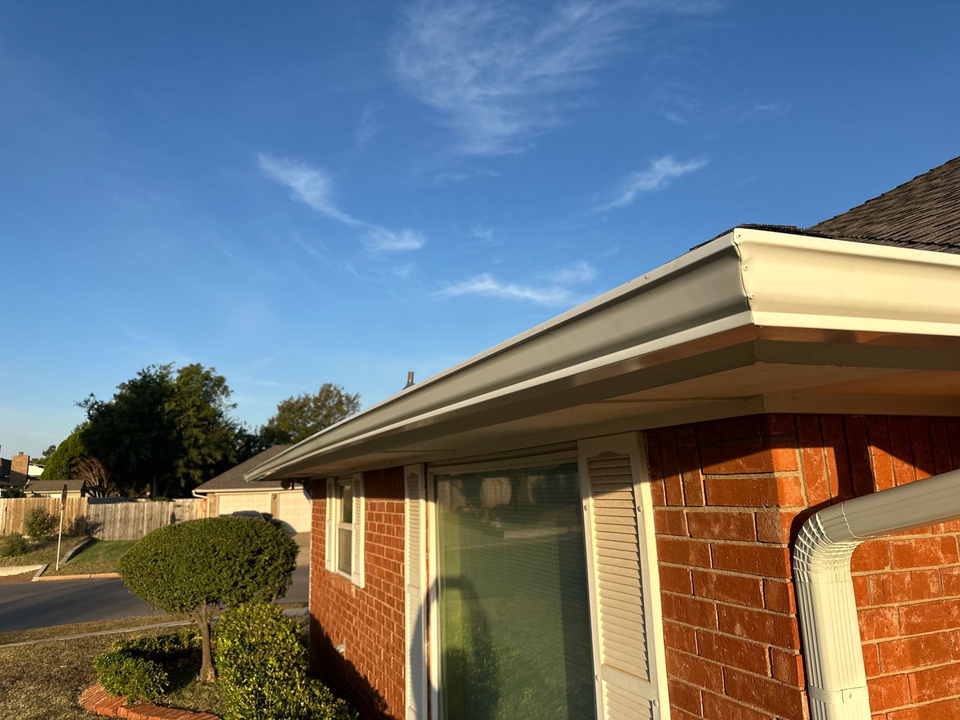 roof rplacment & gutter installation in Oklahoma City by McCann's Roofing and Construction