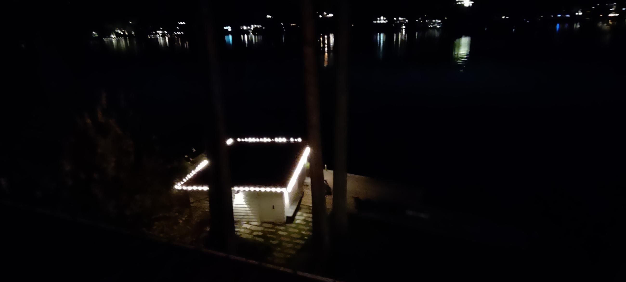 Holiday Lighting using C9 Incandescent - Opaque White by Paul Schopp