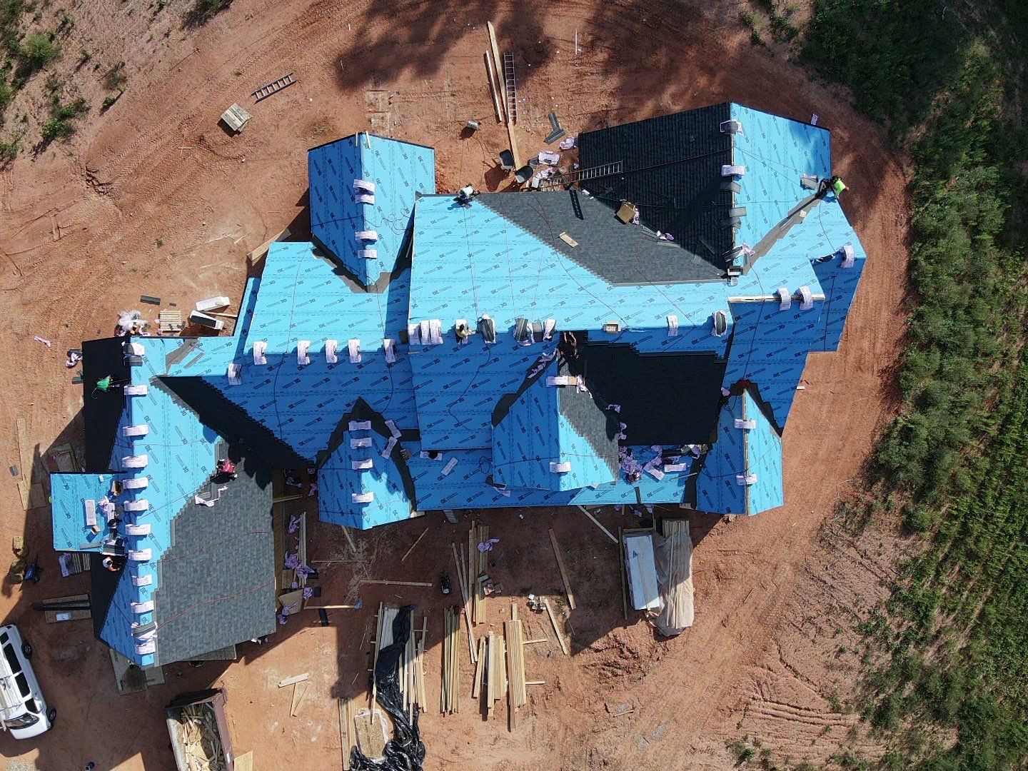 New Construction Residential Roofing Installation using Owens Corning by Inspector Roofing and Restoration