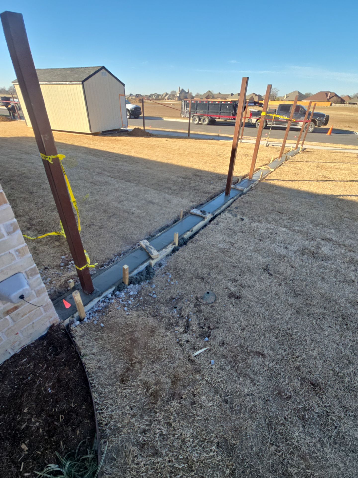 Concrete Sidewalk And Footer by Clays Services Inc