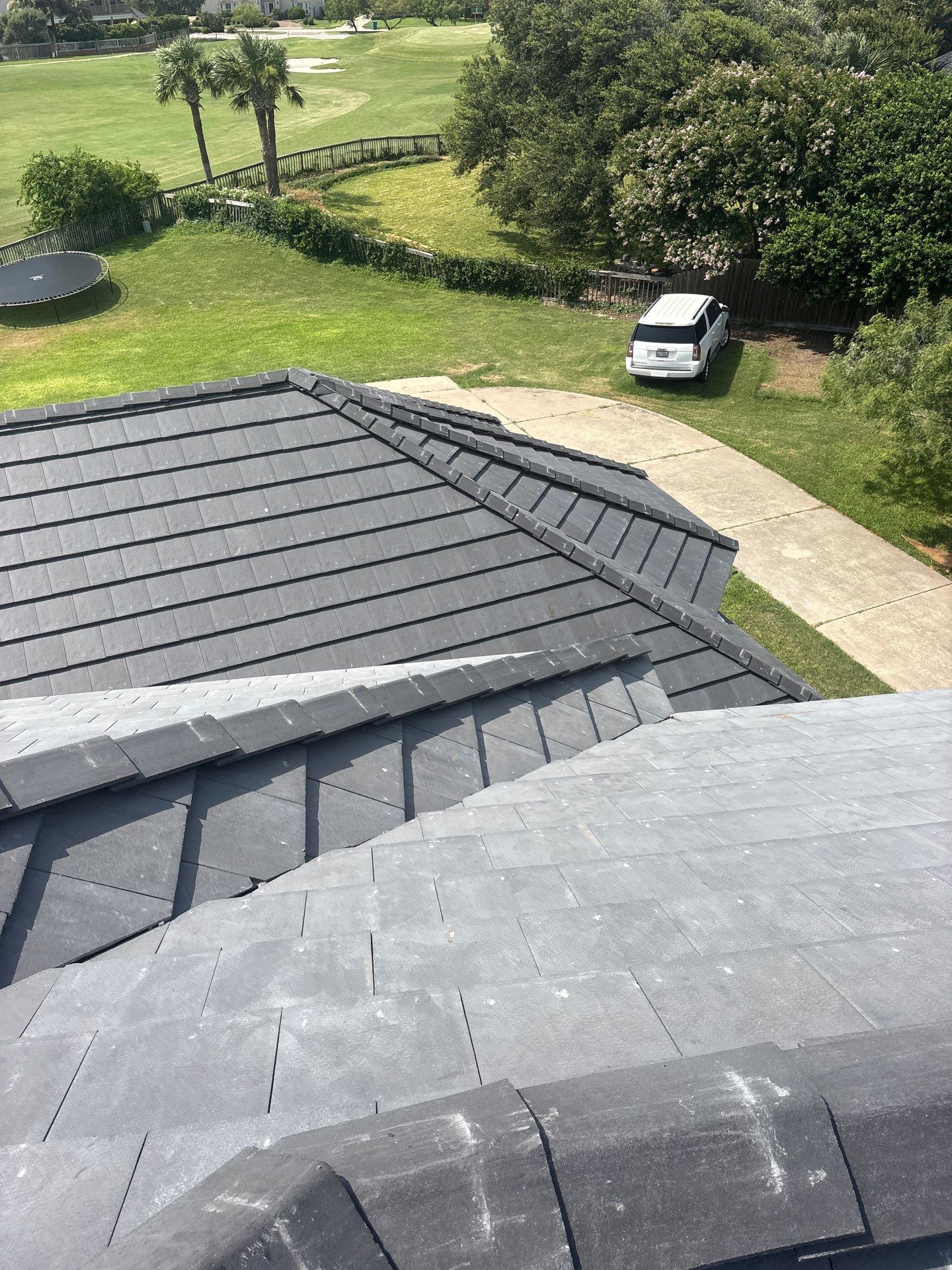 Golf-Proof Tile Roof by Bayfront Roofing and Construction
