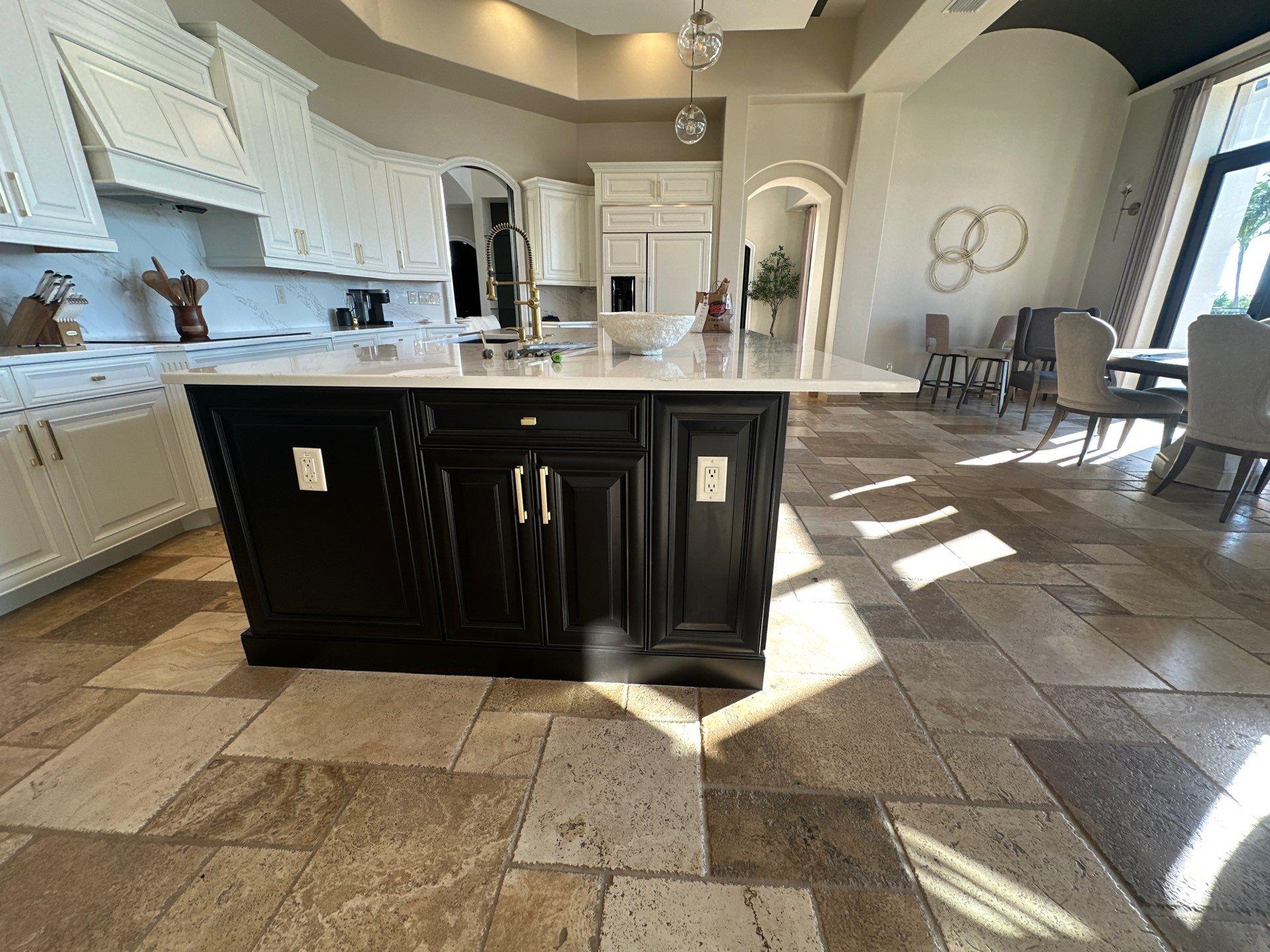 Two Tone Cabinets Repaint by Fresh Coat Painters