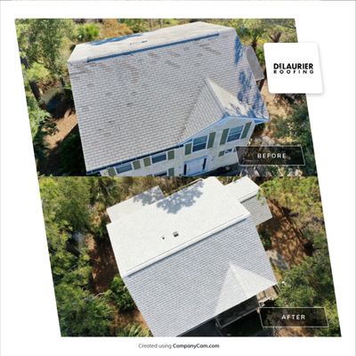 Residential Roofing Installation using Atlas Pinnacle Pristine - Oyster