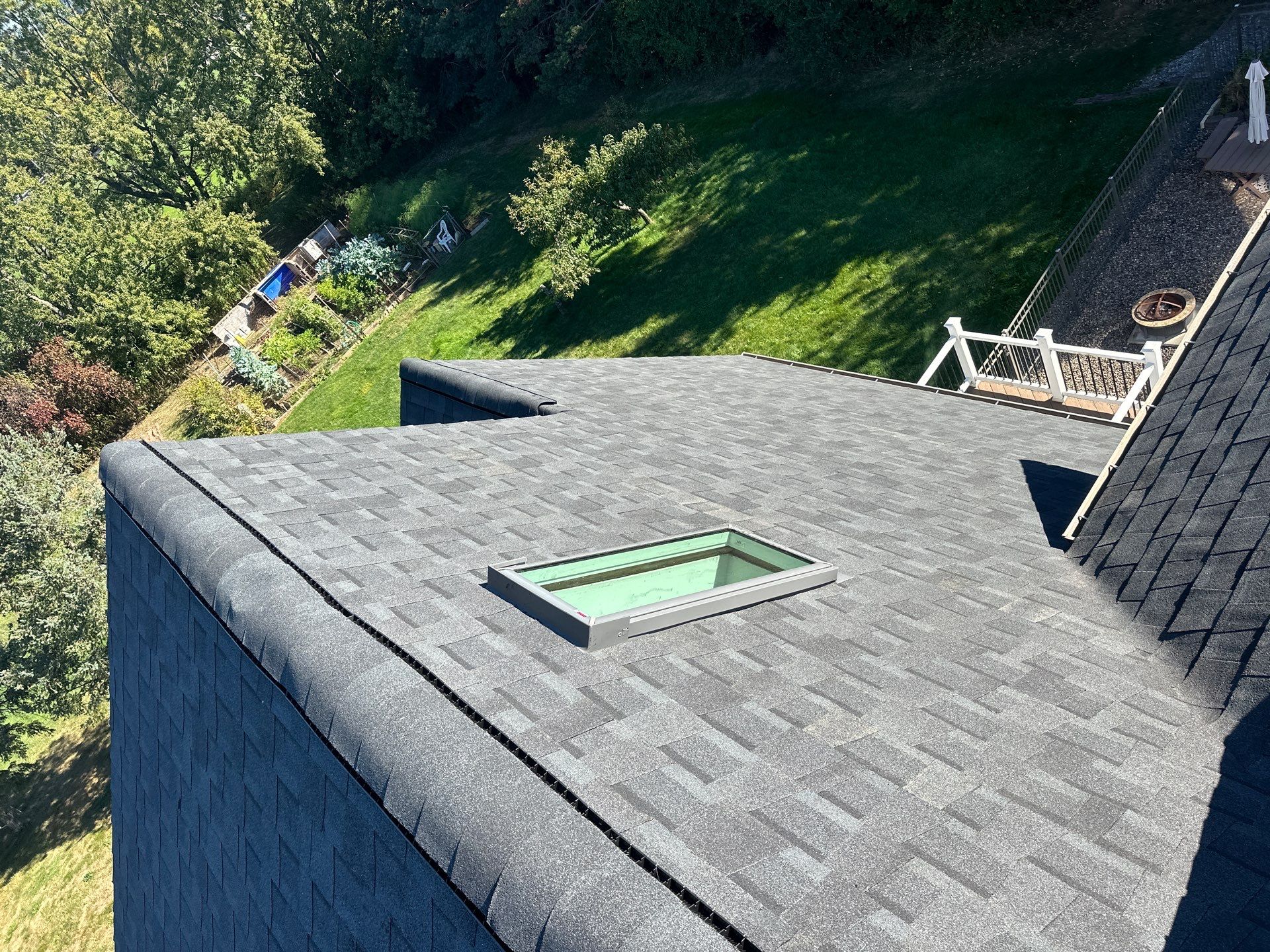 GAF Timberline Solar Roof Installation in Pittsford, NY by American Home Contractors