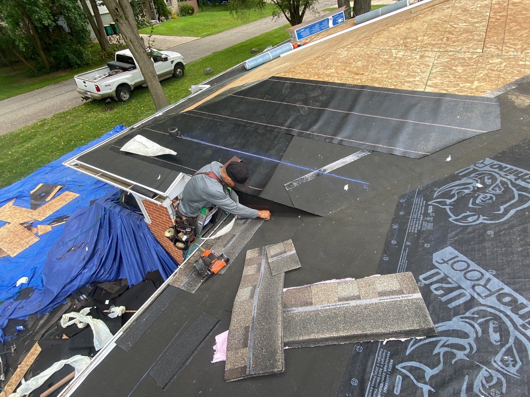 Roof Replacement using Owens Corning by 180 Contractors