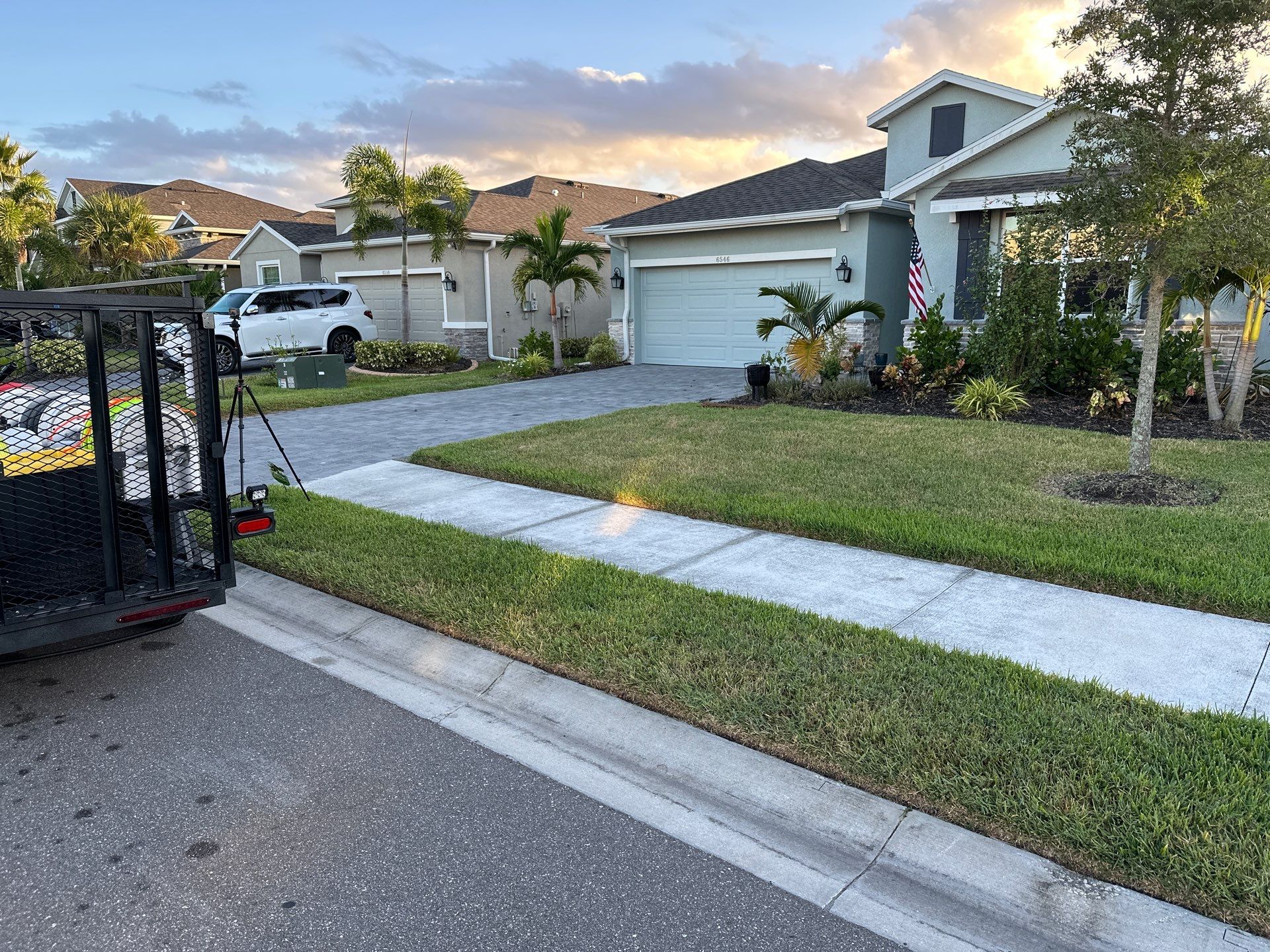 House Wash & Paver Driveway Cleaning in Trevesta Community, Palmetto, FL | Sunshine AquaWash by Sunshine AquaWash