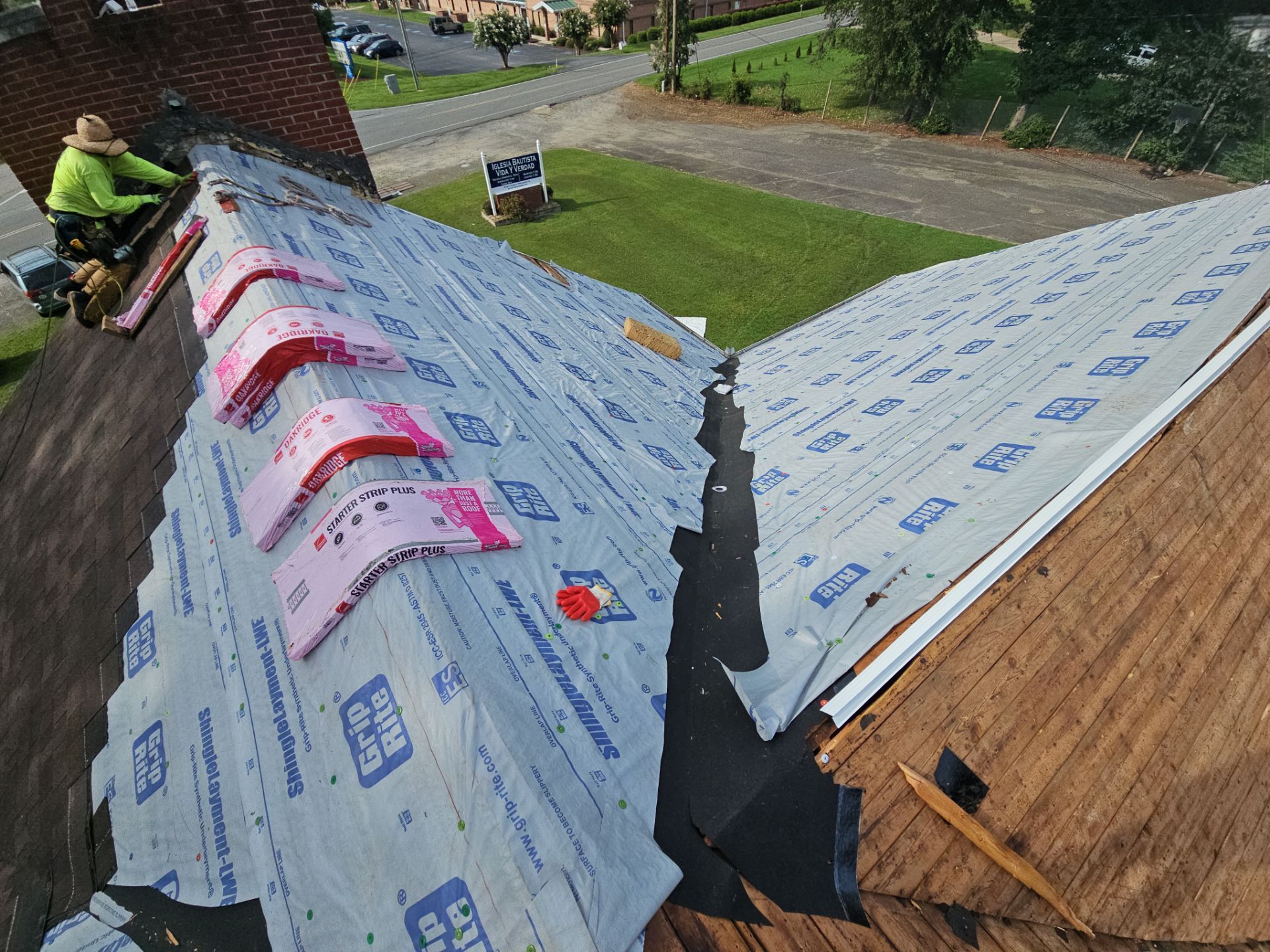 Church roof by BROCK BUILDERS