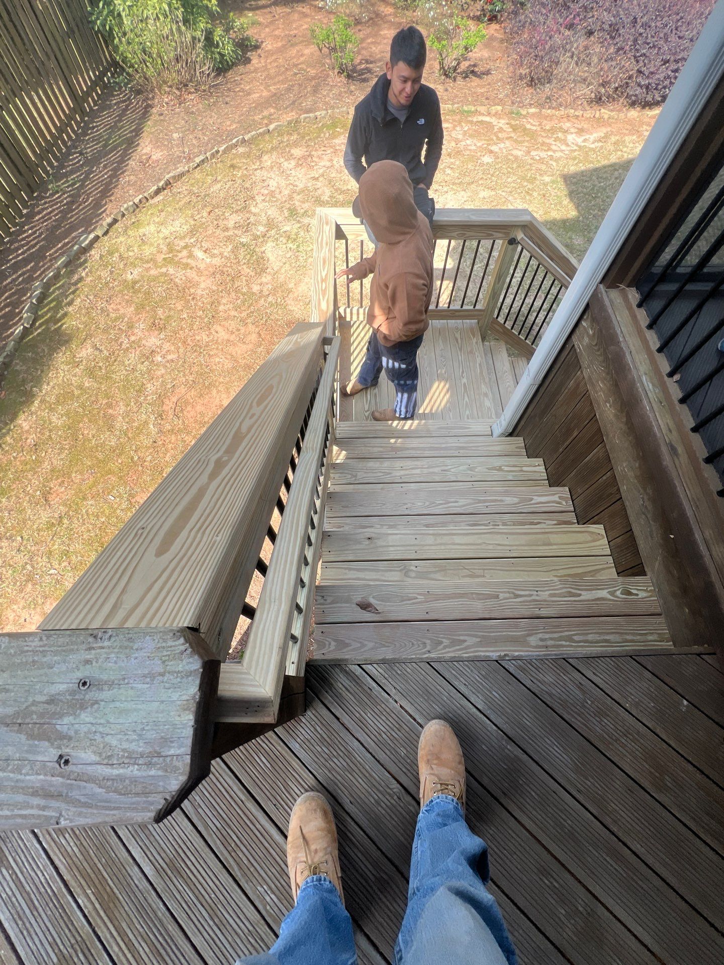Wood Deck Build in Roswell, GA by Nelson Exteriors 