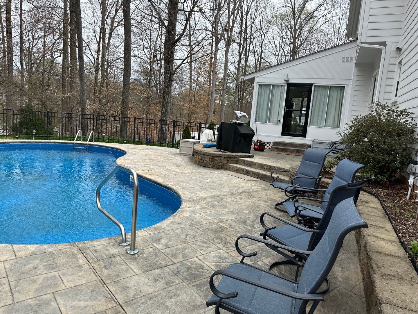 Pool Deck using AcryFin by DuraSeal