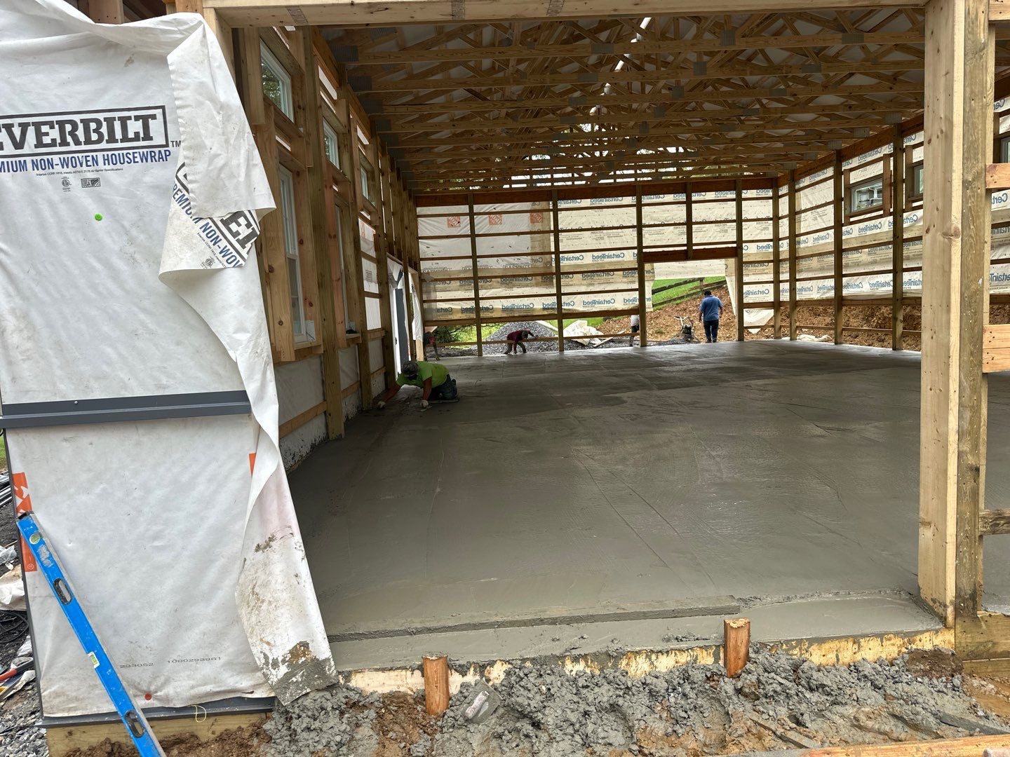 Large Garage Build by Bec Construction Llc