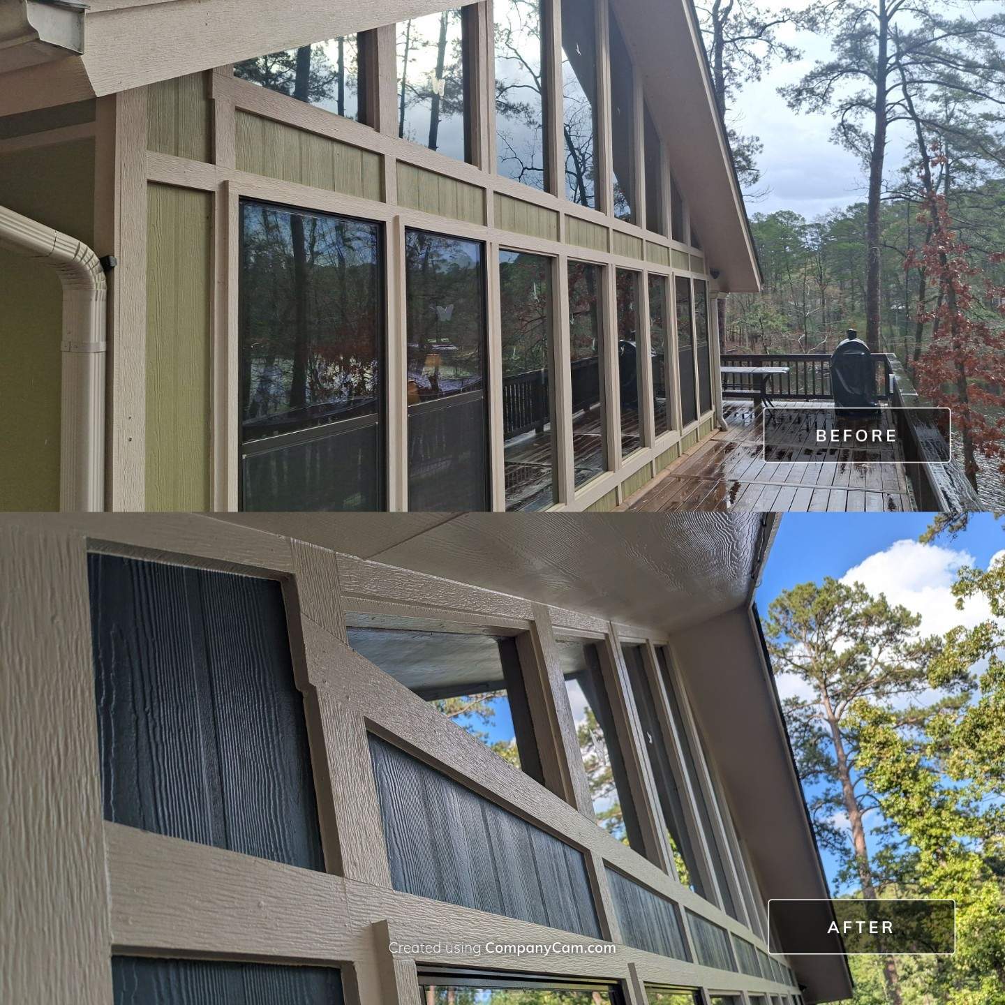 Complete Exterior Color Transformation in Holly Lake Ranch, Texas by Quality Coats Painting