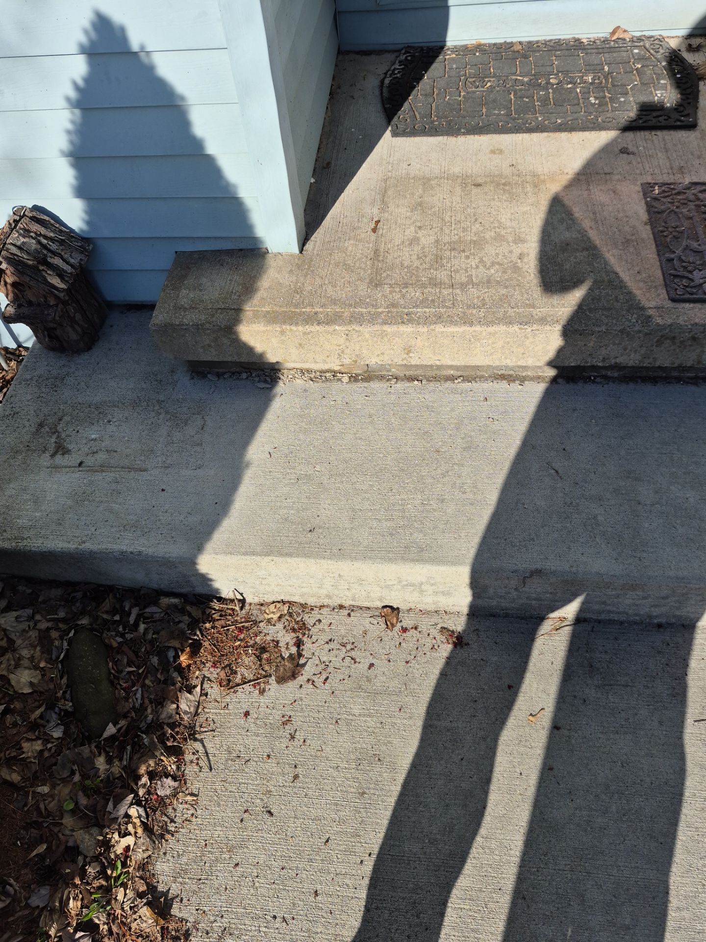 Front Railing Install by Case Construction