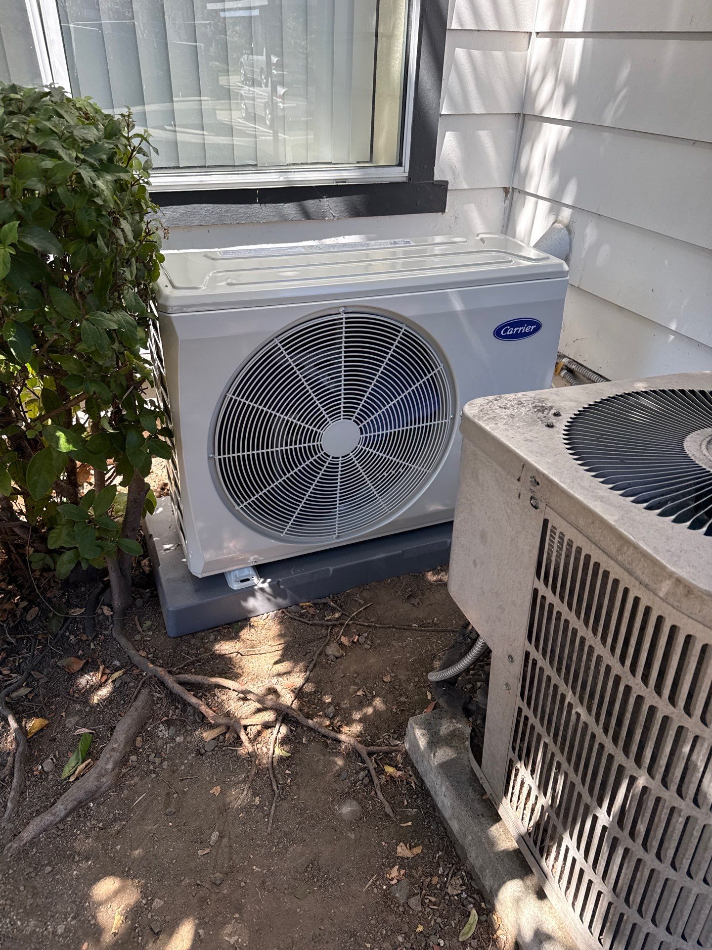 Carrier Heat Pump and Air Handler Installation in Santa Rosa by Green Core Heating & Air