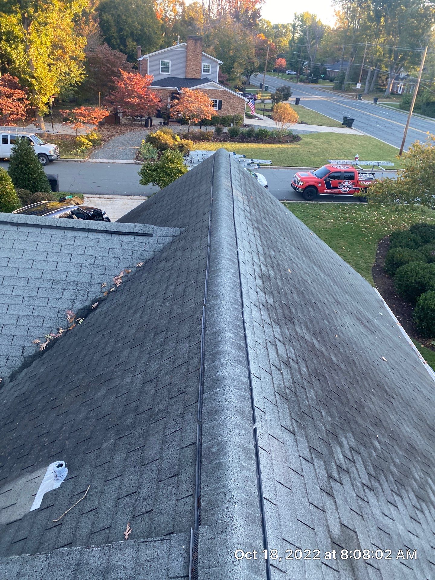New Roof and 6 inch Gutters by Just In Time Roofing and Restoration