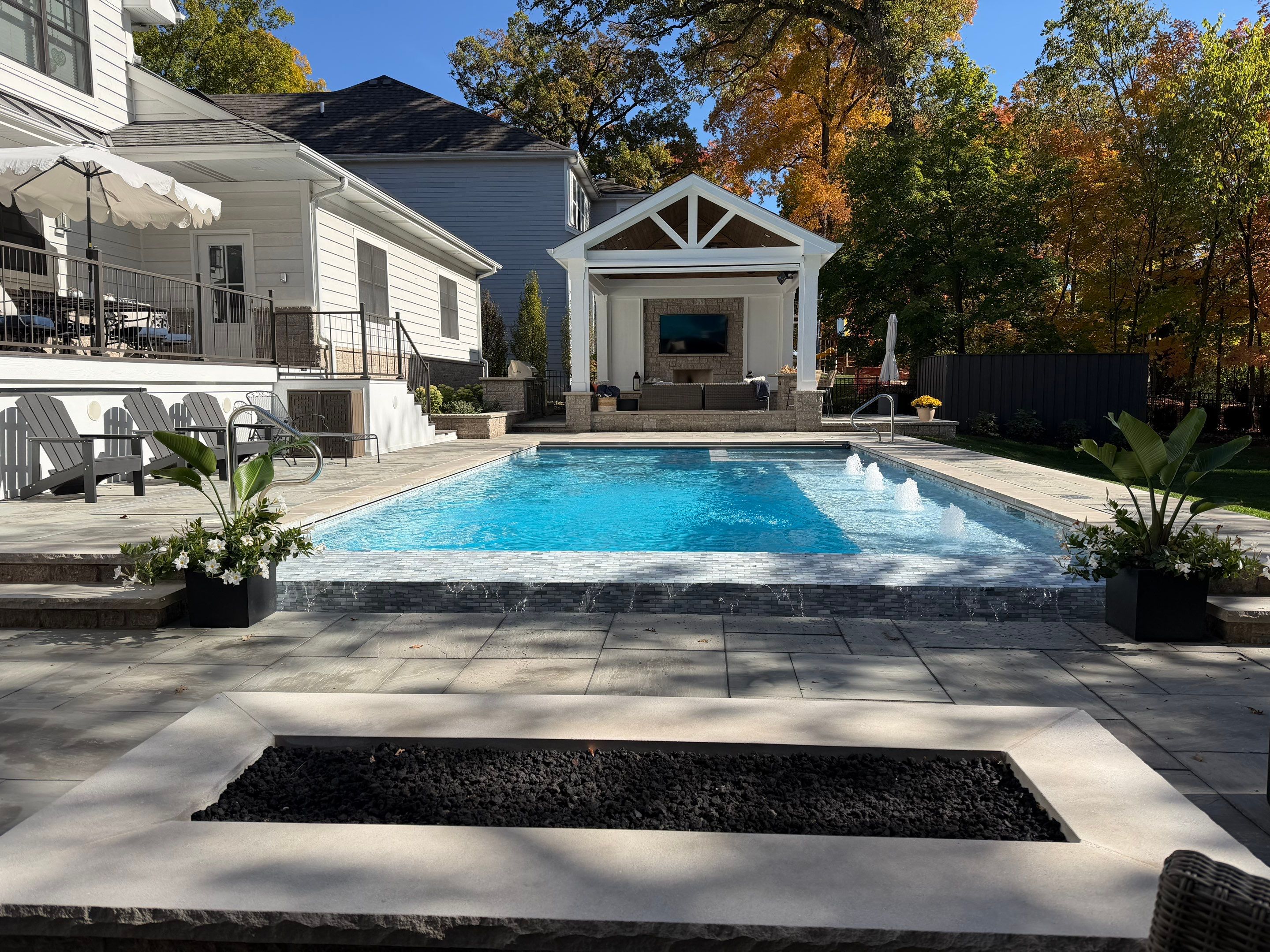 Catalina Blue Winter Swim Spillover by North Shore Pool & Spa
