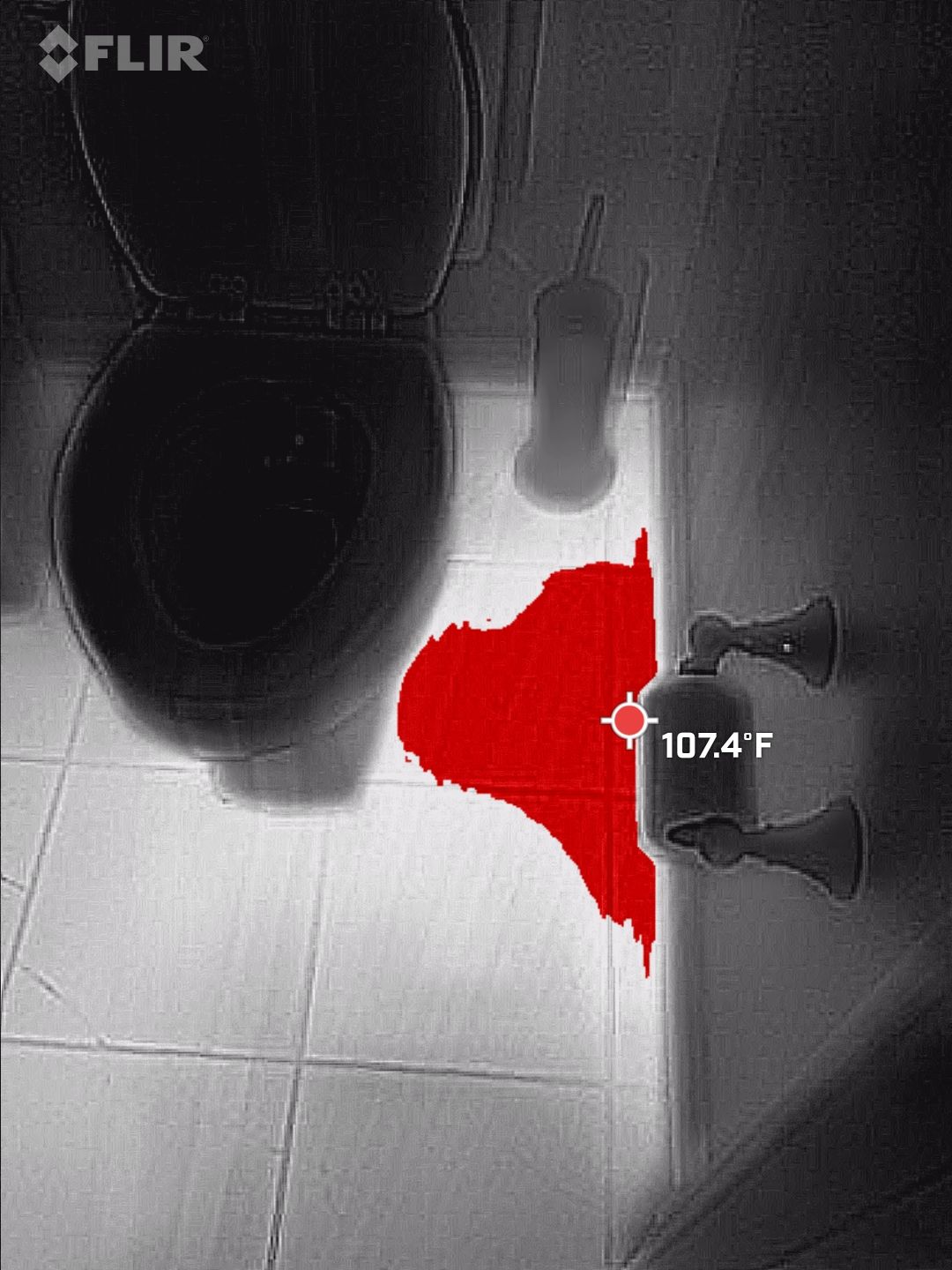 Water Leak (Hot Side) by Alsip Locating Service, LLC