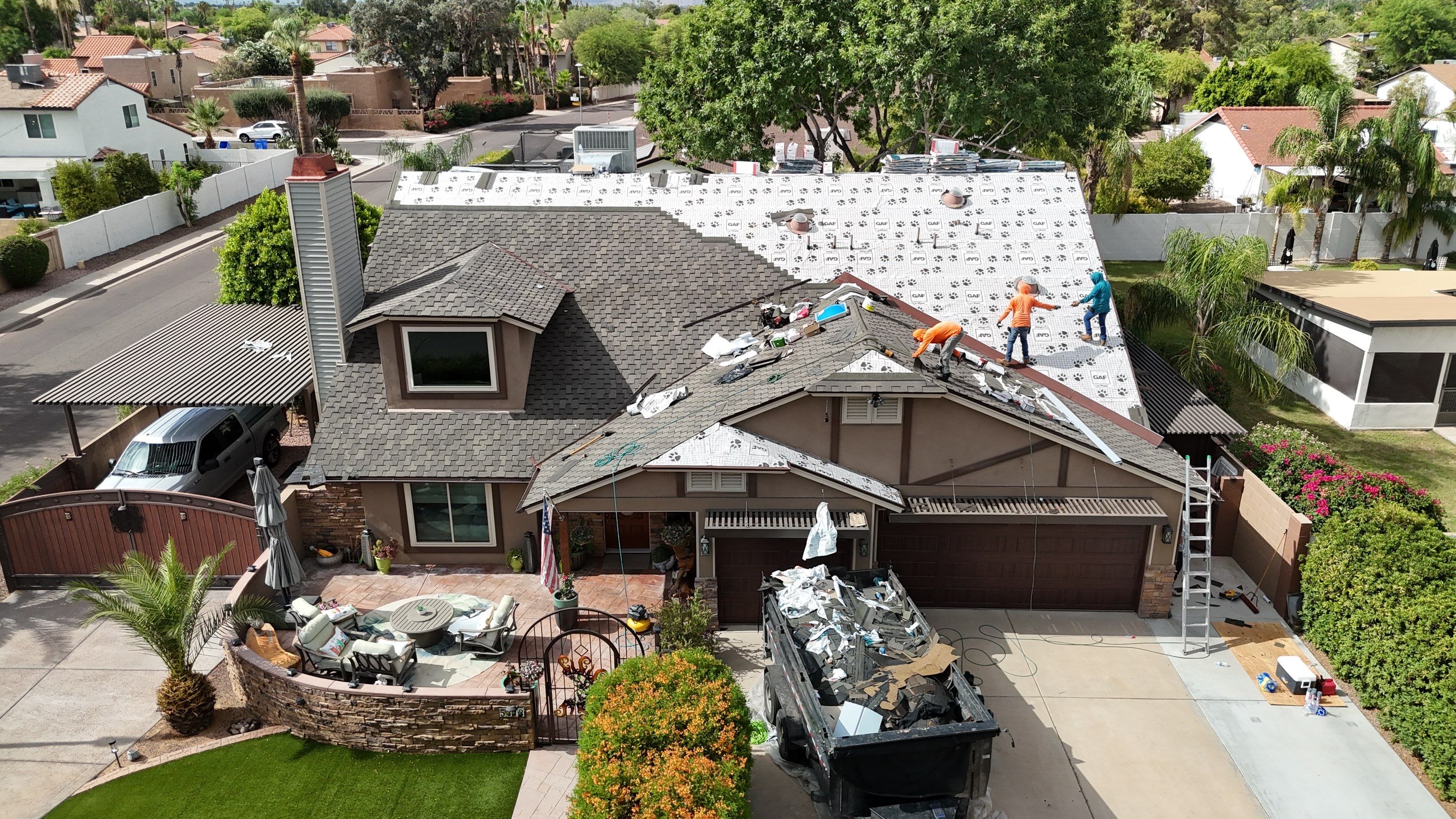 Project in Scottsdale, AZ by Saint Roofing