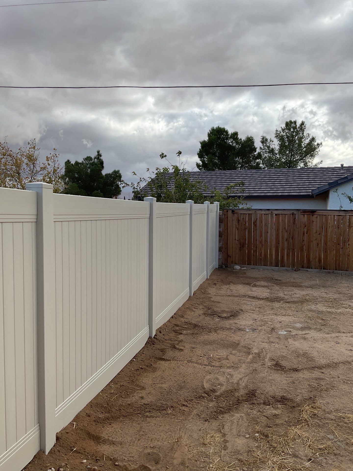 Fence Installation using Vinyl by Fence Guys Inc. 