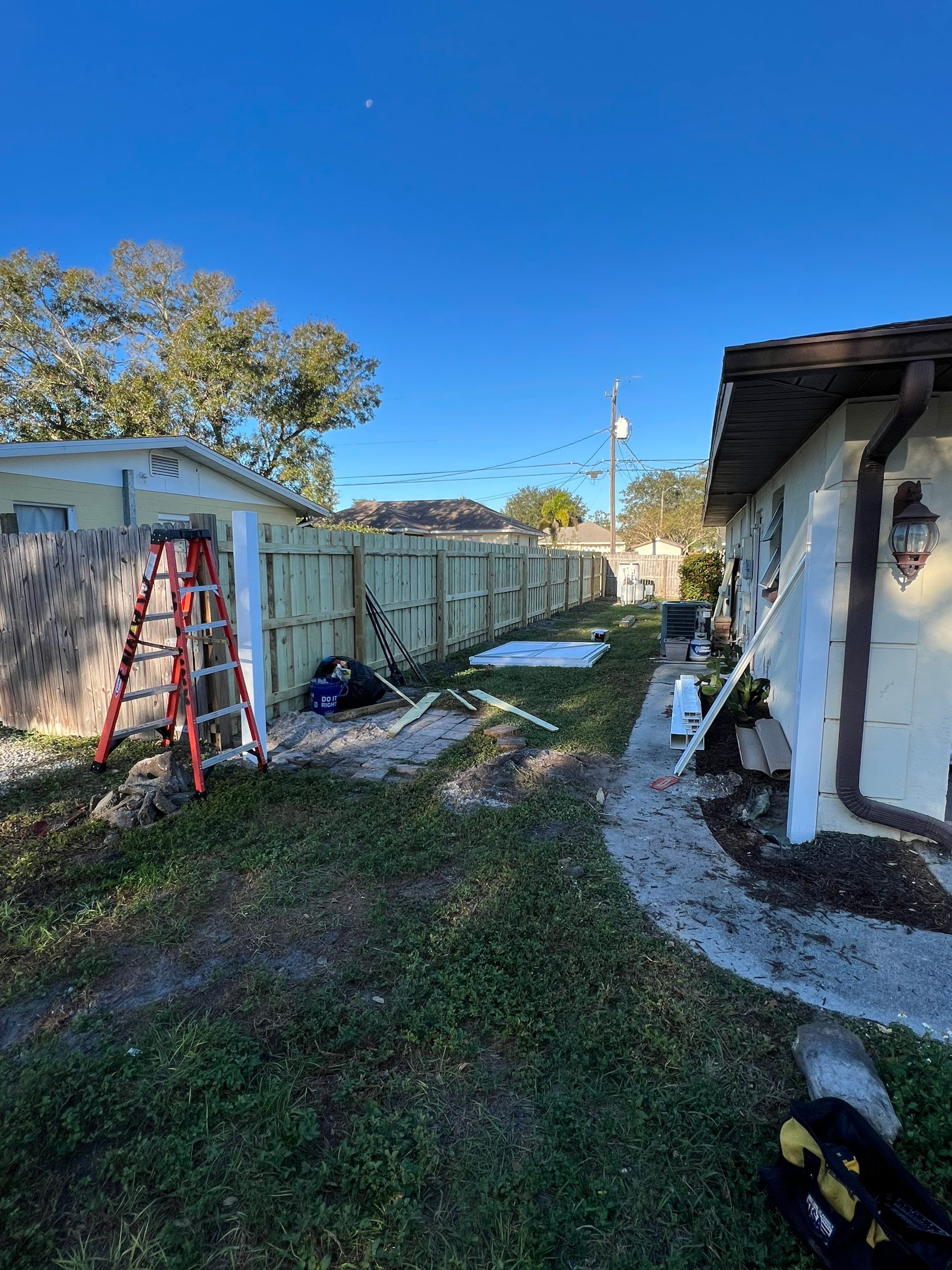 Venice FL 6 ft. Tall White Vinyl Privacy Fence  by Asap fence and gates, LLC